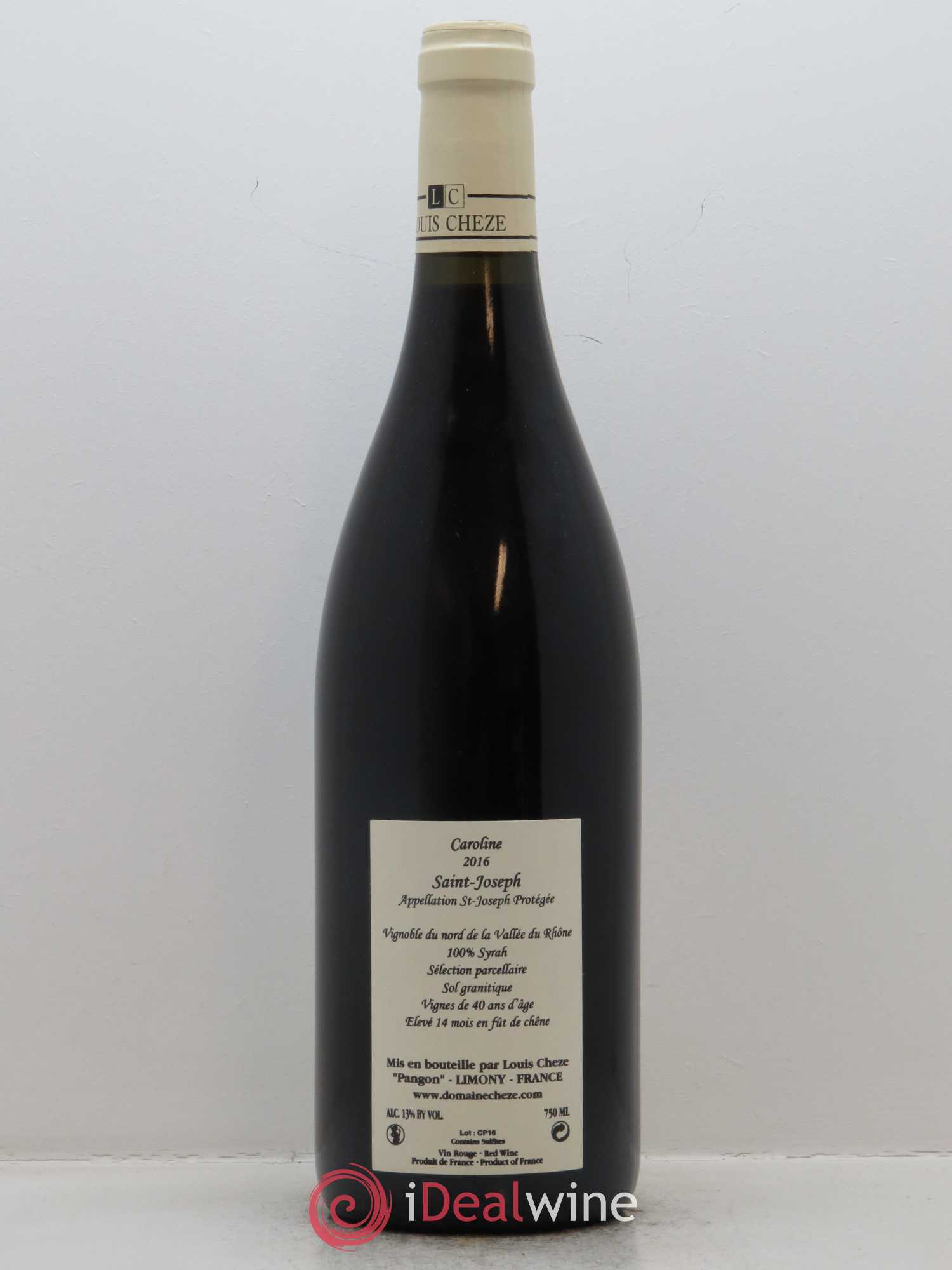 Saint-Joseph Caroline Louis Cheze (Domaine) 2016 - Lot de 1 bouteille - 1