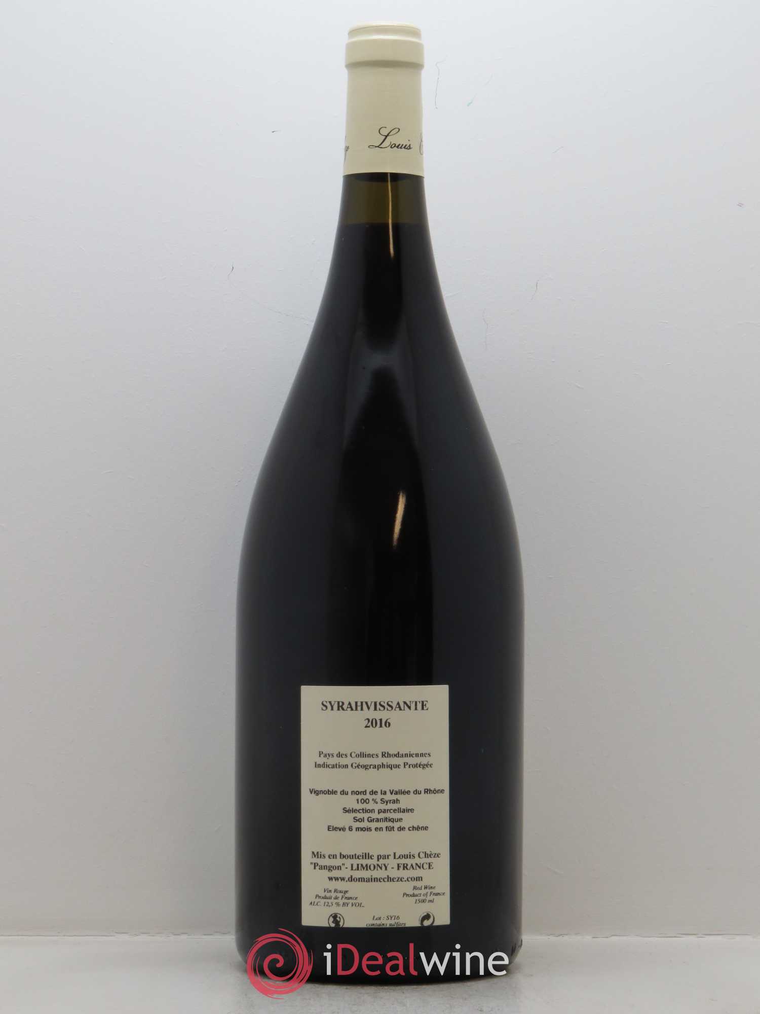 Collines Rhodaniennes Syrahvissante Louis Cheze (Domaine) 2016 - Lot de 1 magnum - 1