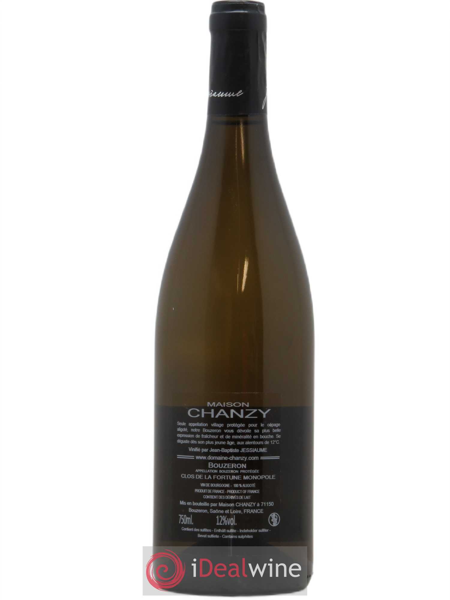 Bouzeron Clos de la Fortune Monopole Maison Chanzy 2016 - Lot de 1 bouteille - 1