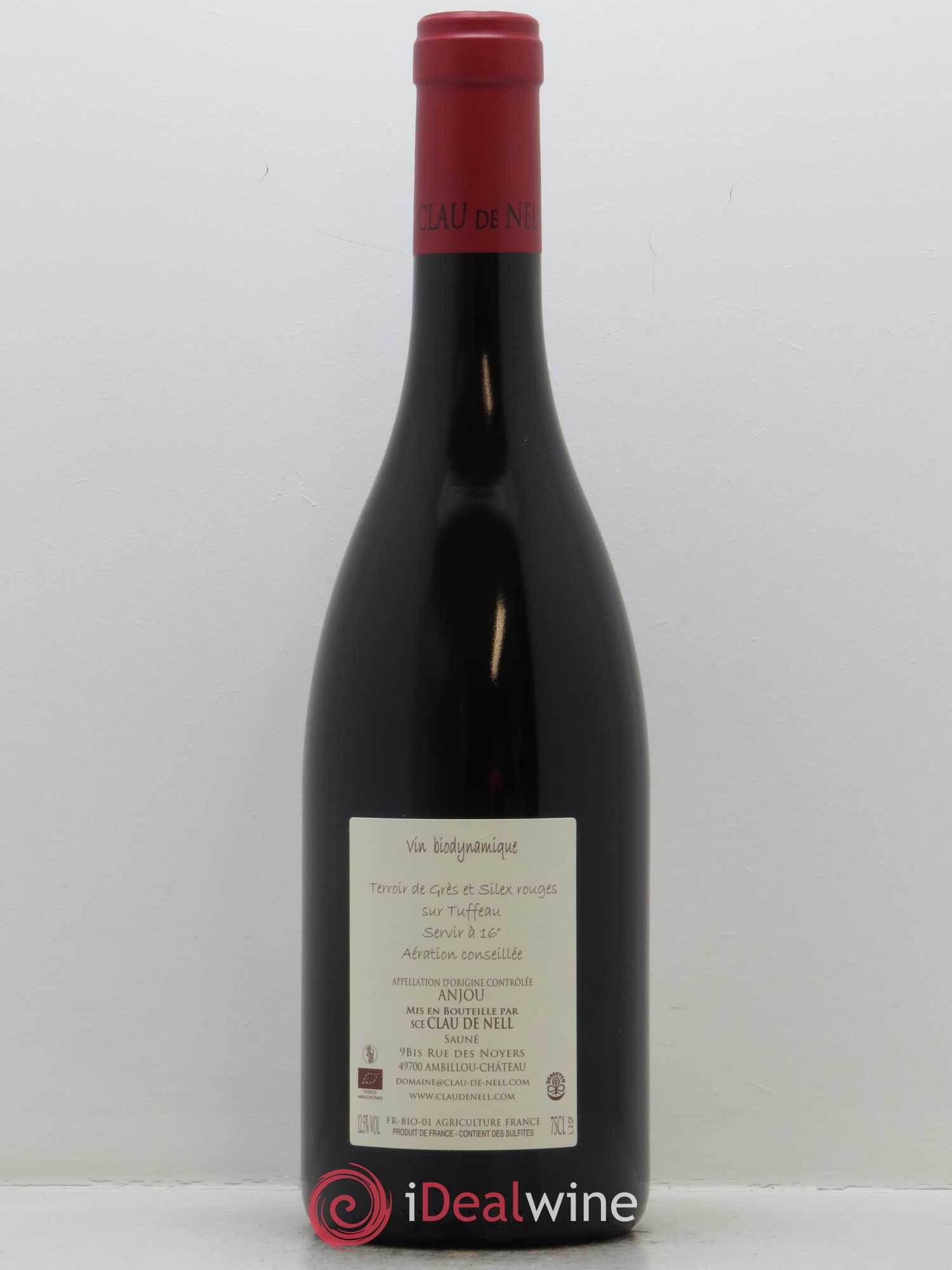 Anjou Cabernet franc Clau de Nell 2016 - Lot de 1 bouteille - 1