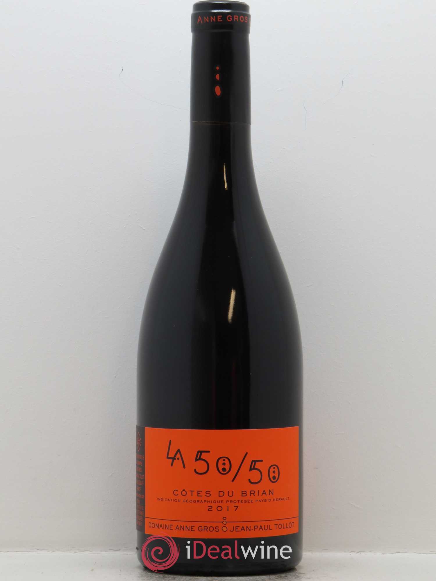 Pays d'Hérault - Côtes du Brian La 50/50 Anne Gros & Jean-Paul Tollot 2017 - Lot de 1 bouteille - 0