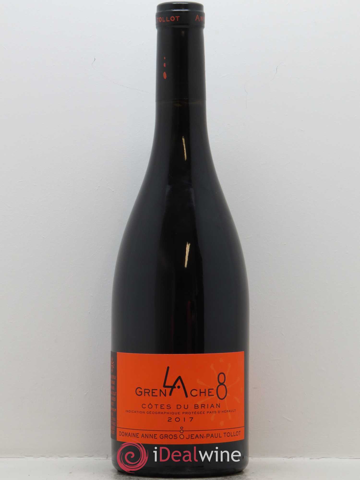 Pays d'Hérault - Côtes du Brian La Grenache 8 Anne Gros & Jean-Paul Tollot 2017 - Lot de 1 bouteille - 0