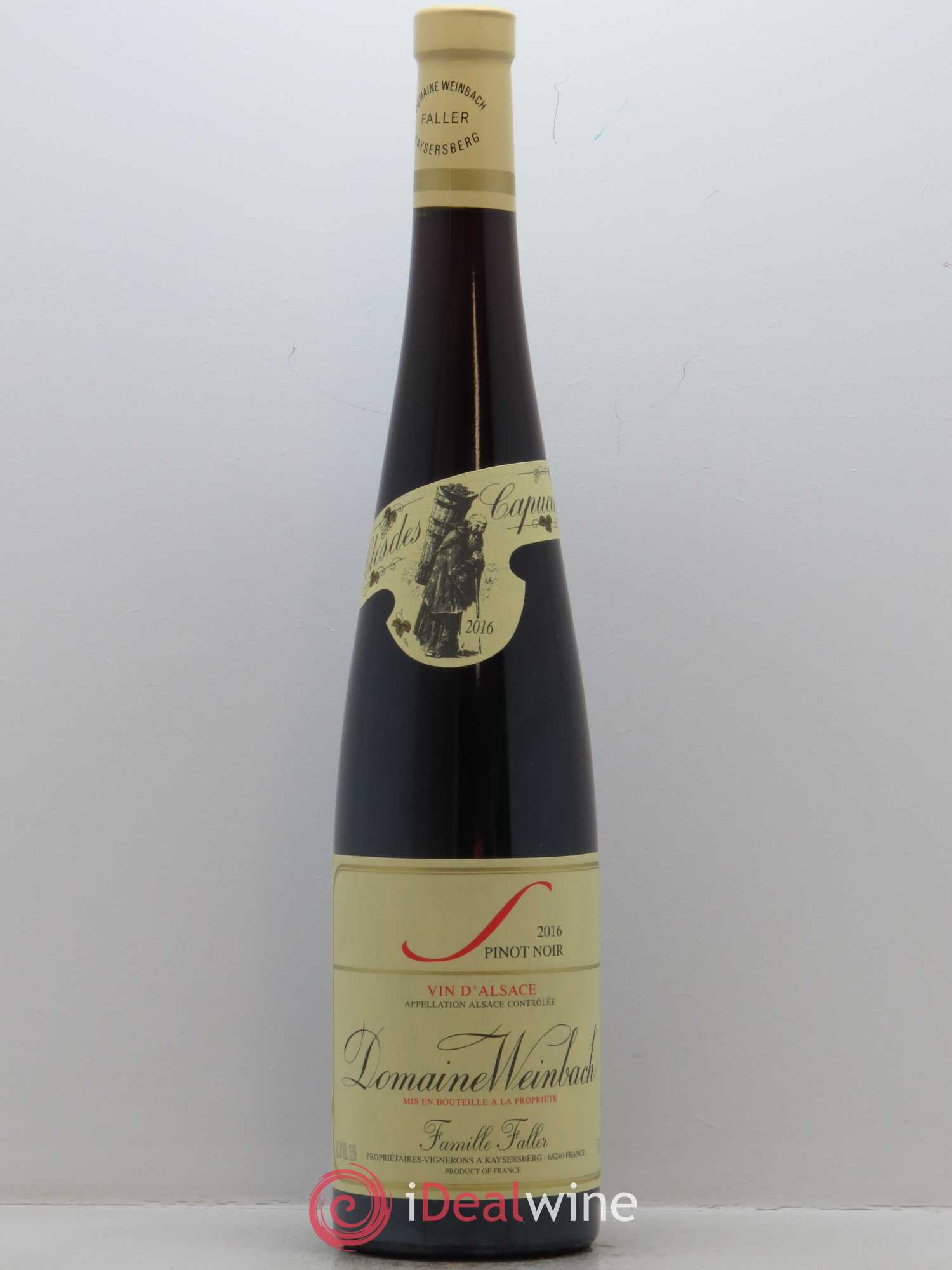 Alsace Pinot Noir S Weinbach (Domaine) 2016 - Lot de 1 bouteille - 0