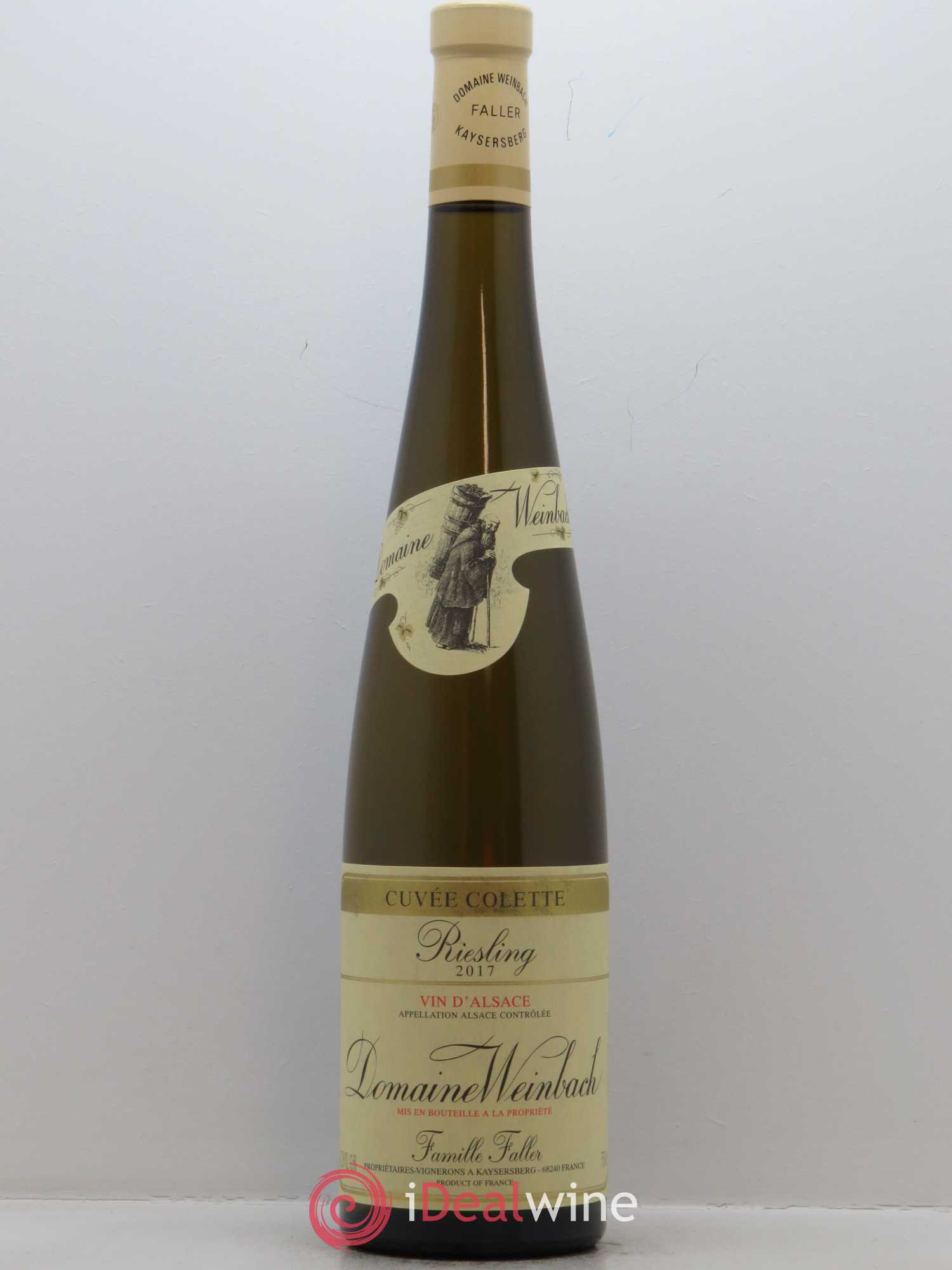 Alsace Riesling Cuvée Colette Weinbach (Domaine) 2017 - Lot de 1 bouteille - 0