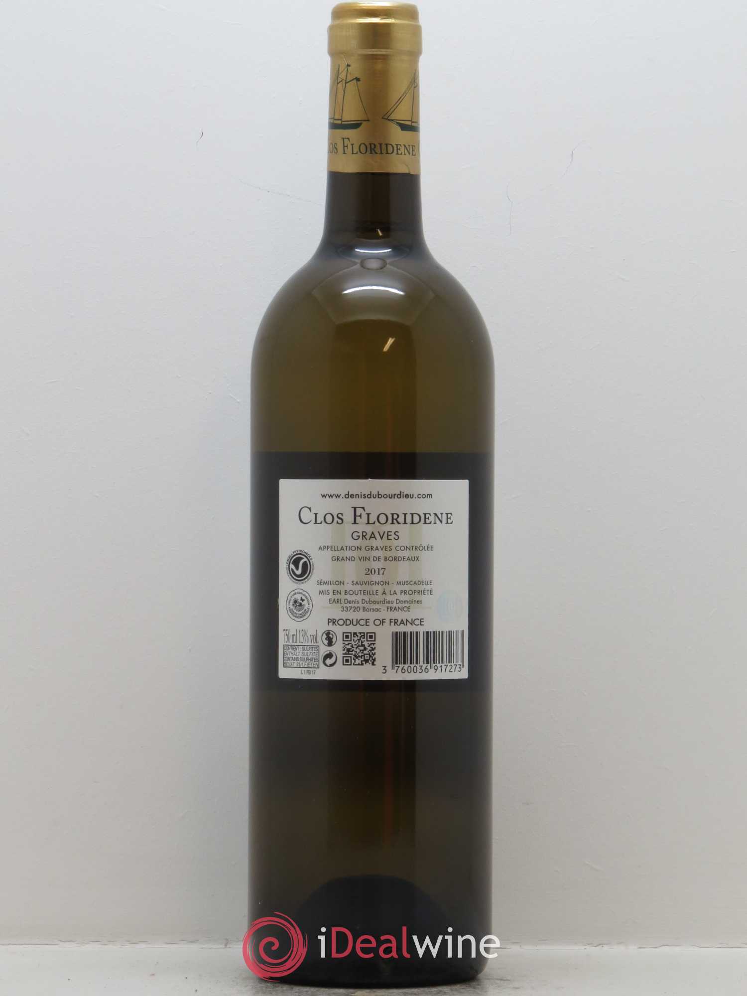 Clos Floridène 2017 - Posten von 1 Flasche - 1