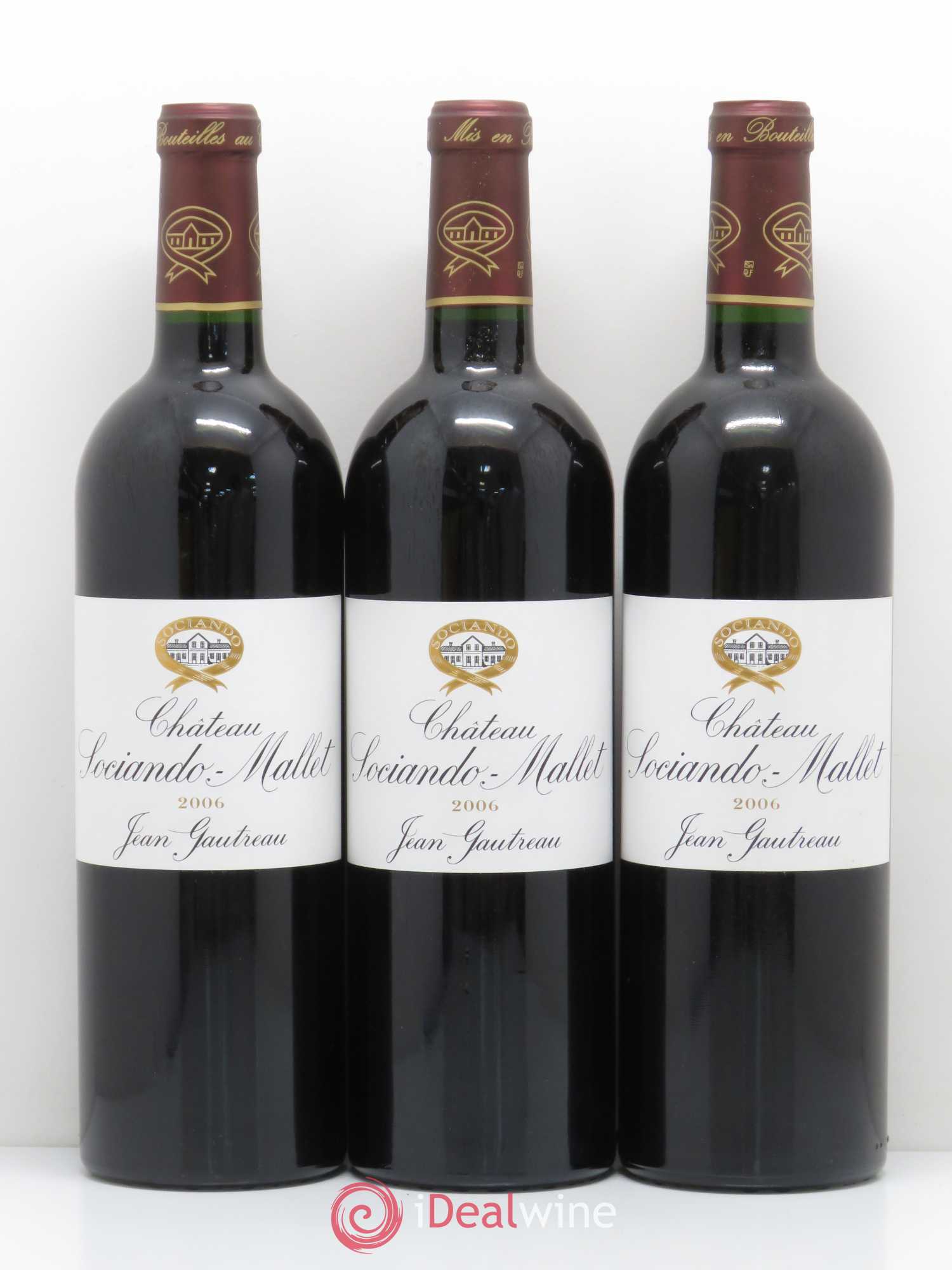 Château Sociando Mallet 2006 - Lot de 12 bouteilles - 2