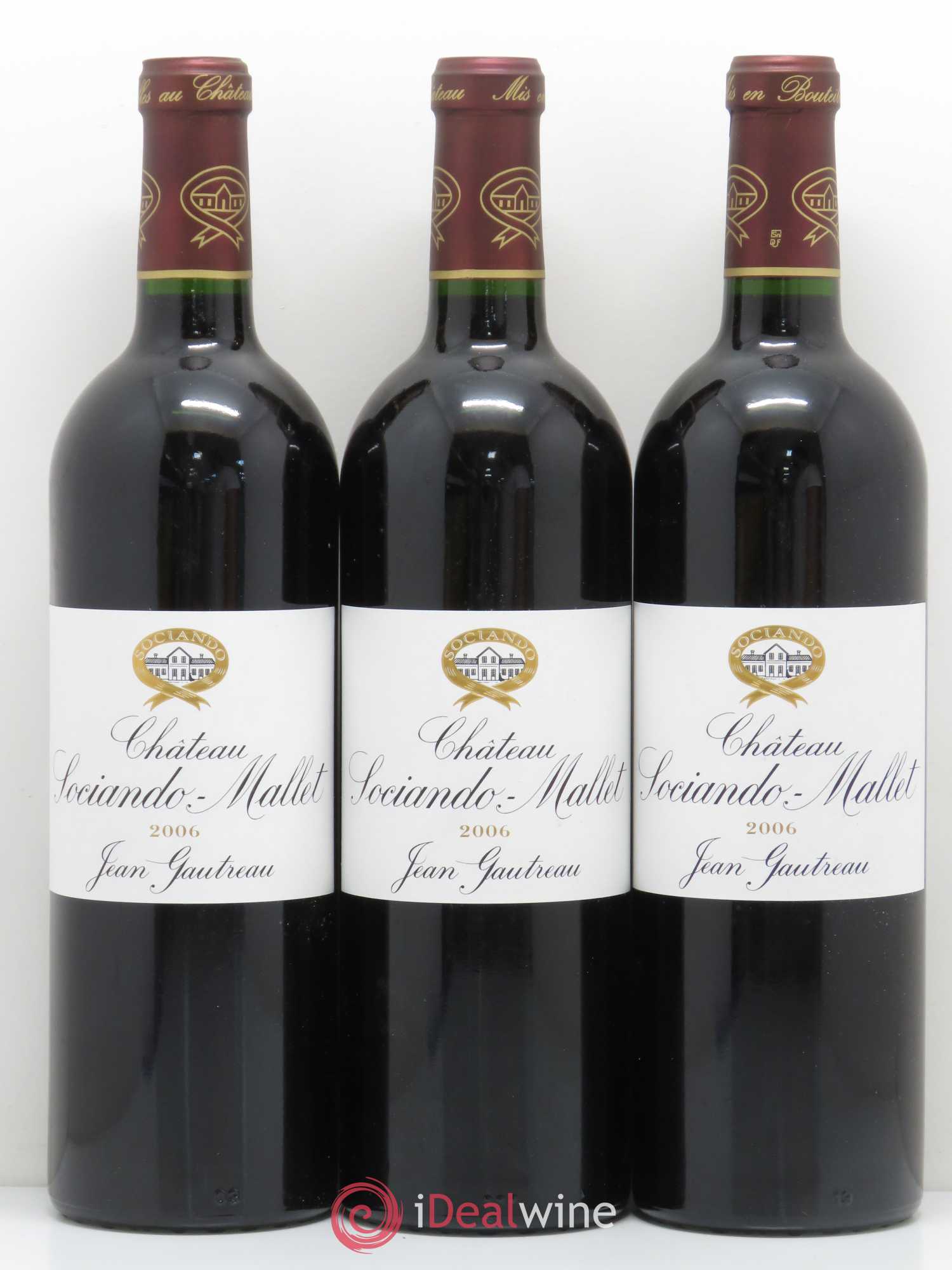 Château Sociando Mallet 2006 - Lot de 12 bouteilles - 1