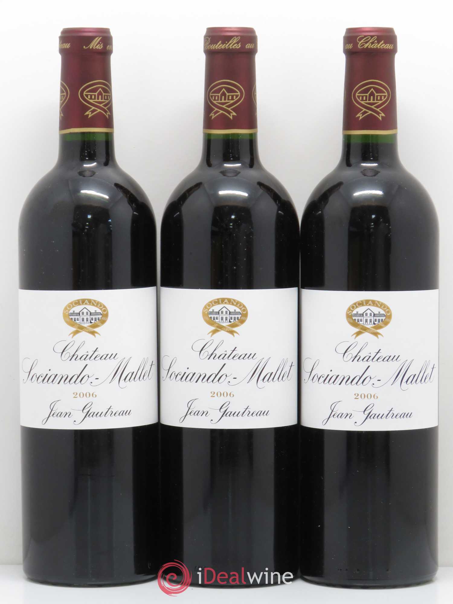 Château Sociando Mallet 2006 - Lot de 12 bouteilles - 2