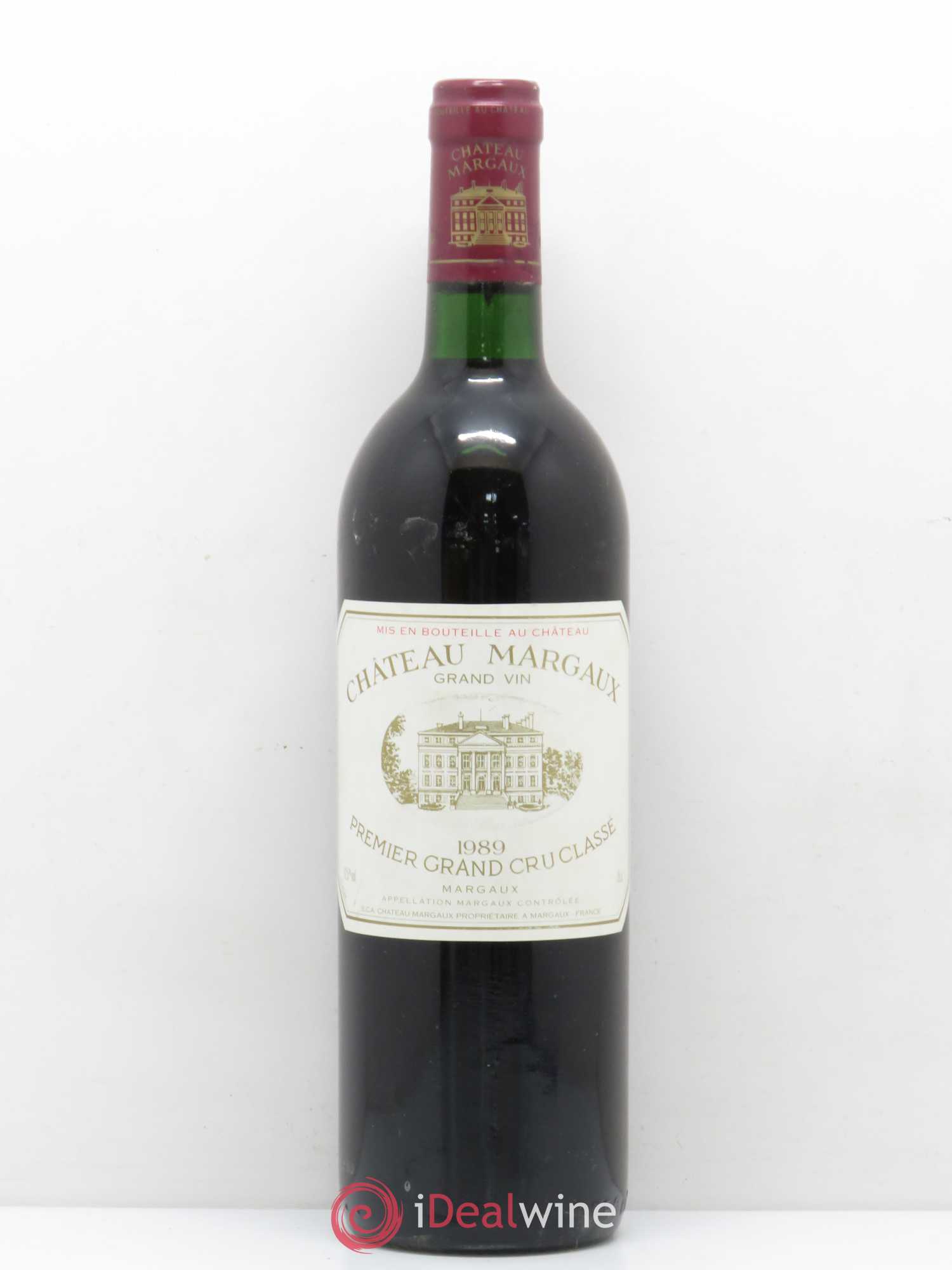 Château Margaux 1er Grand Cru Classé 1989 - Lot de 1 bouteille - 0