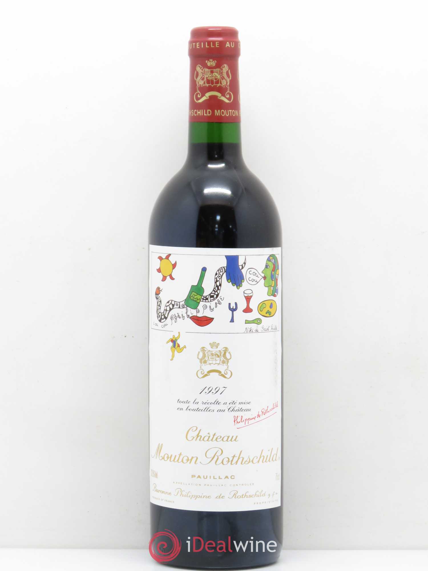 Château Mouton Rothschild 1er Grand Cru Classé 1997 - Lot de 1 bouteille - 0