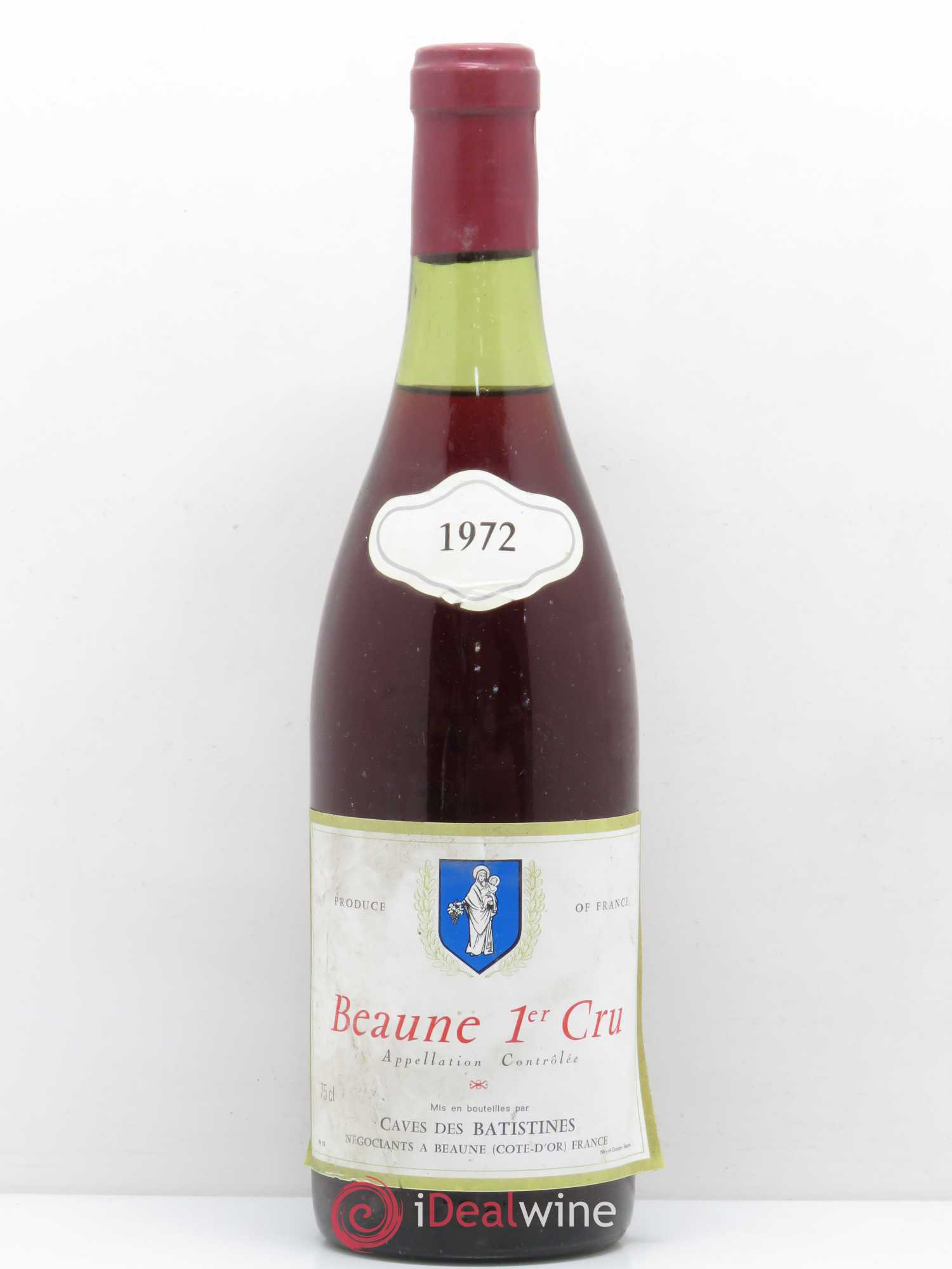 Beaune 1er Cru Cave des Batistines 1972 - Posten von 1 Flasche - 0