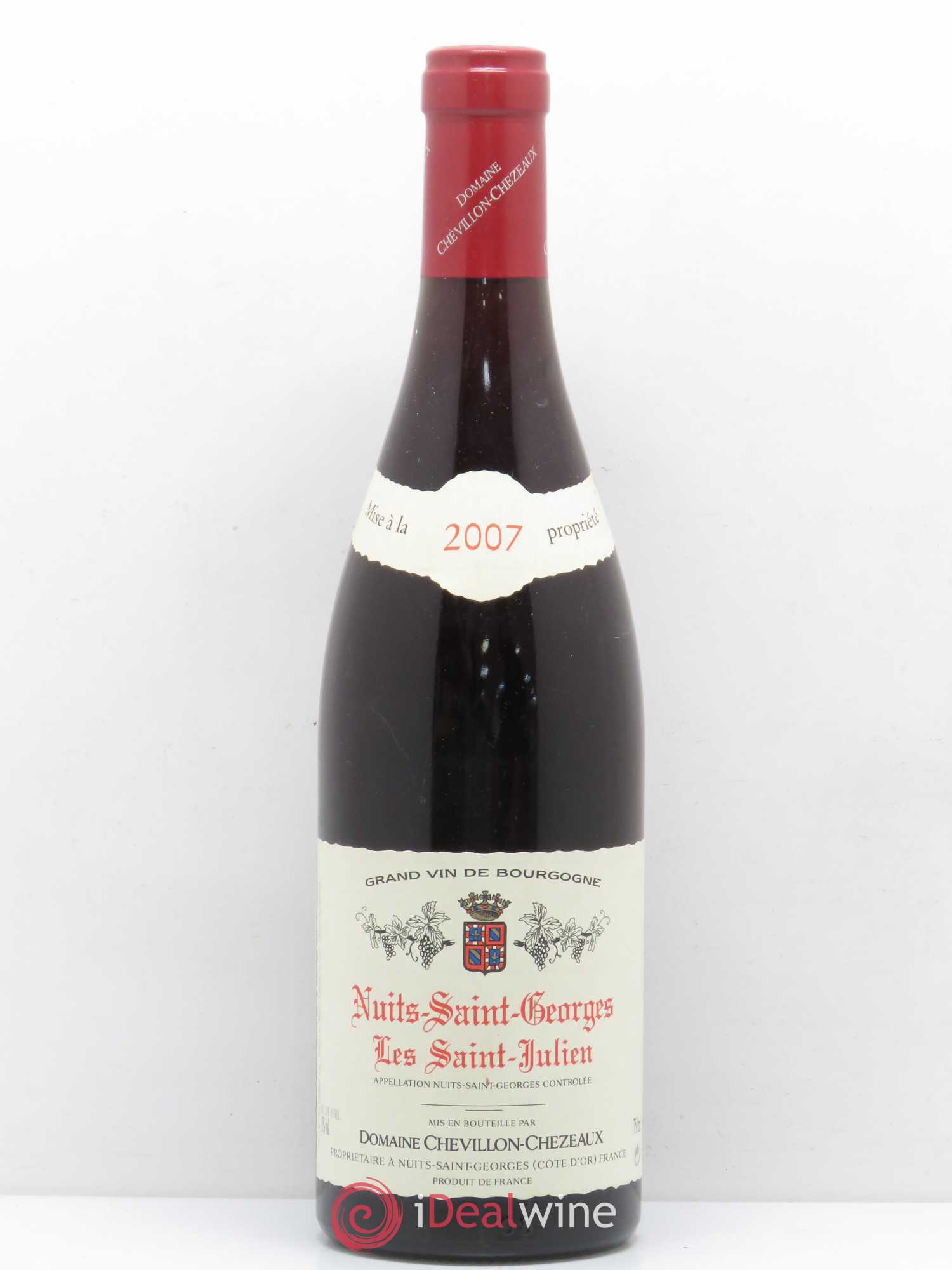 Nuits-Saint-Georges 1er Cru Les Saint Julien Domaine Chevillon Chezeaux 2007 - Posten von 1 Flasche - 0