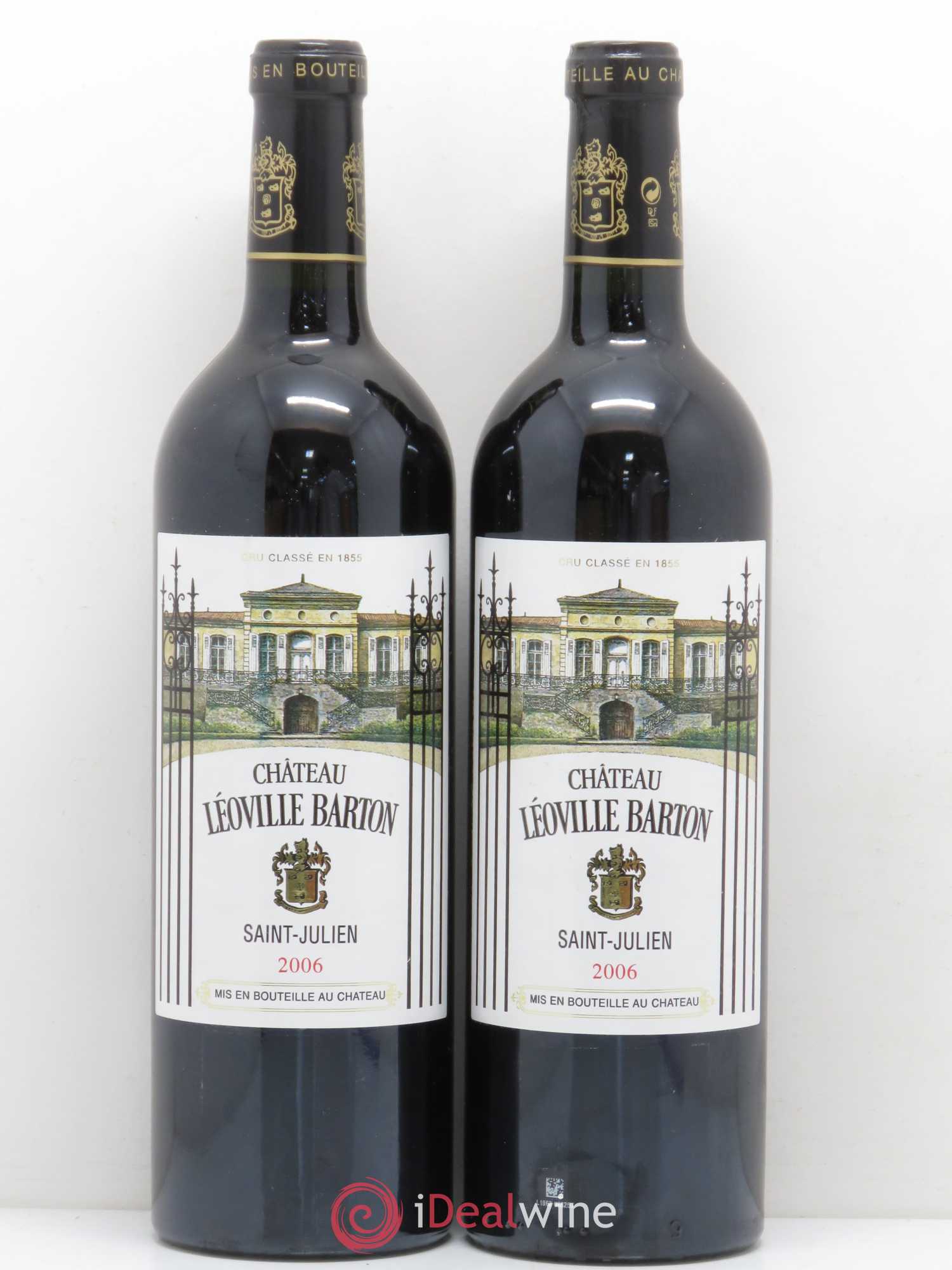 Château Léoville Barton 2ème Grand Cru Classé 2006 - Lot de 2 bouteilles - 0
