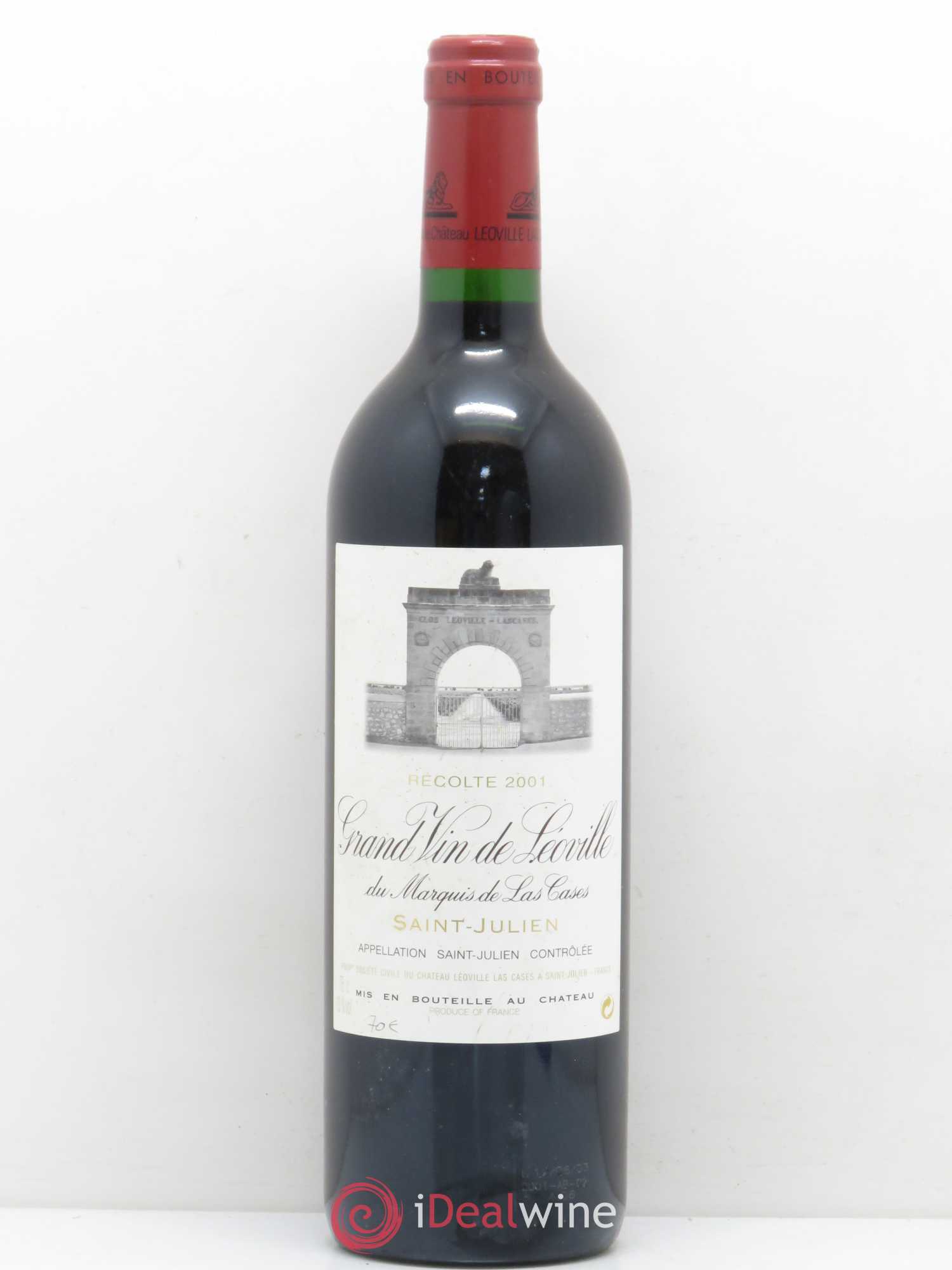 Château Léoville Las Cases 2ème Grand Cru Classé 2001 - Lot de 1 bouteille - 0