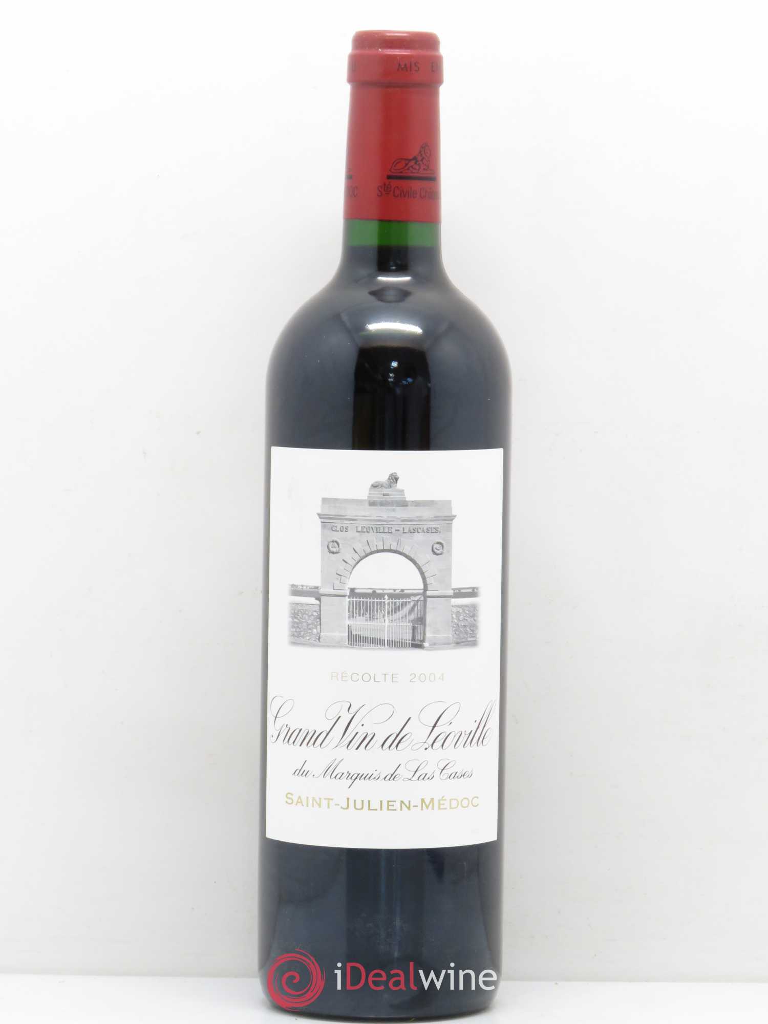 Château Léoville Las Cases 2ème Grand Cru Classé 2004 - Lot de 1 bouteille - 0