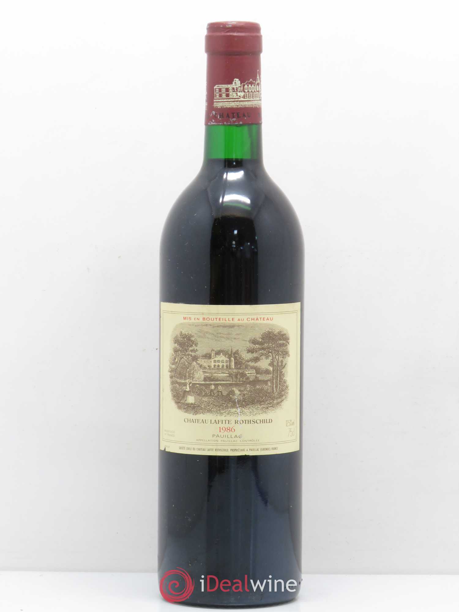 Château Lafite Rothschild 1er Grand Cru Classé 1986 - Lot de 1 bouteille - 0