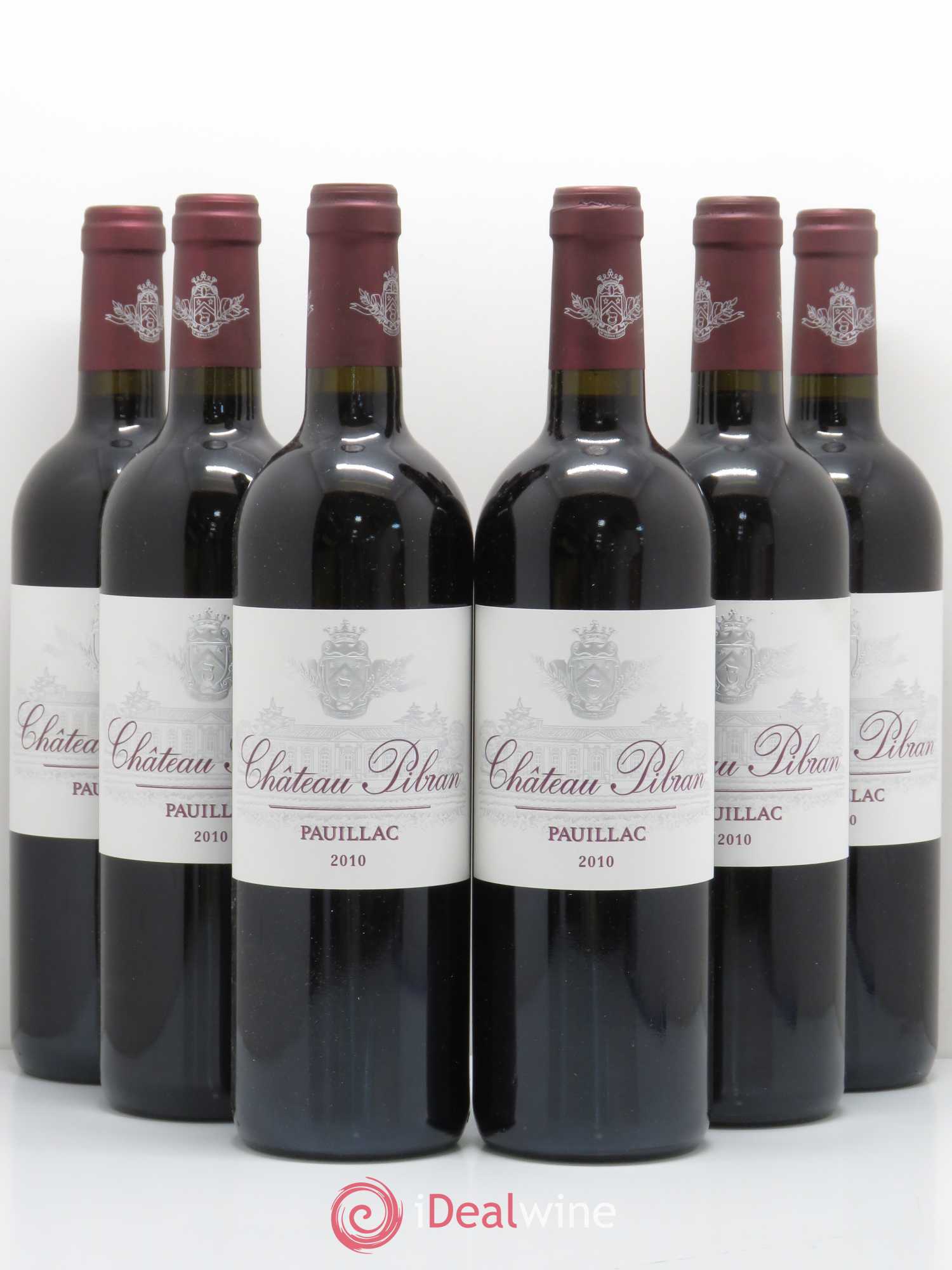 Château Pibran 2010 - Lot de 6 bouteilles - 0