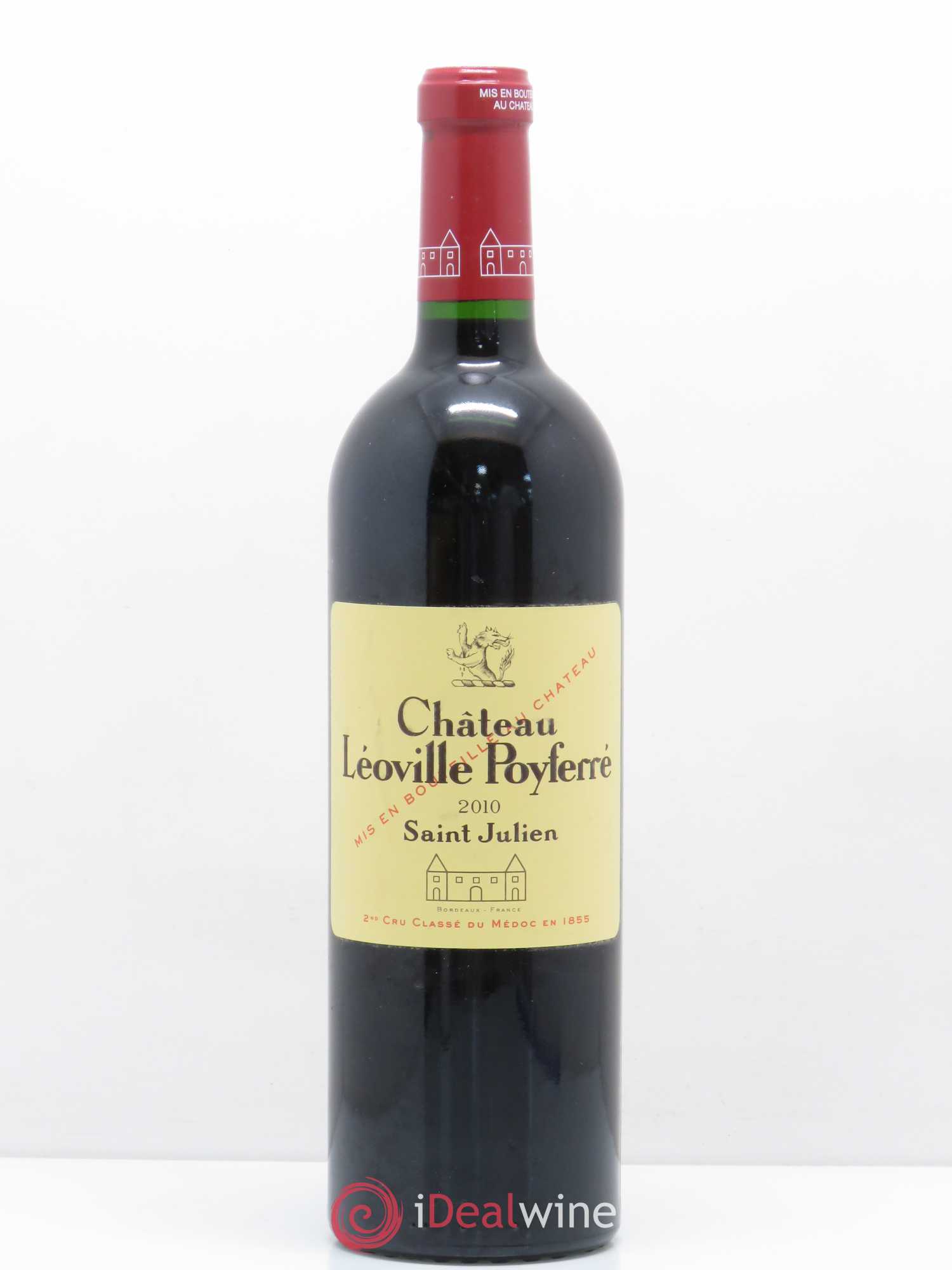 Château Léoville Poyferré 2ème Grand Cru Classé 2010 - Lot de 1 bouteille - 0