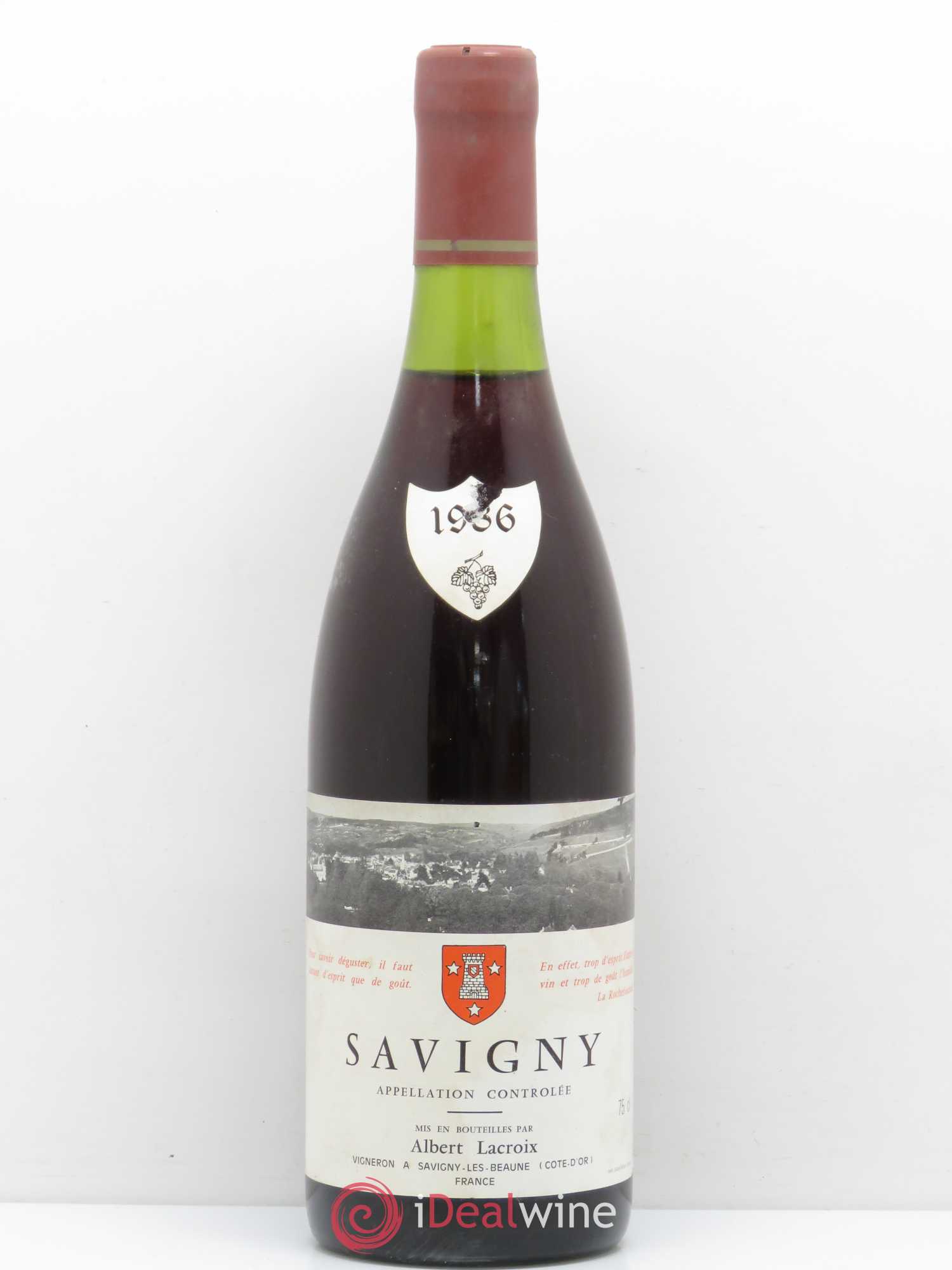 Savigny-lès-Beaune Albert Lacroix (sans prix de réserve) 1986 - Posten von 1 Flasche - 0