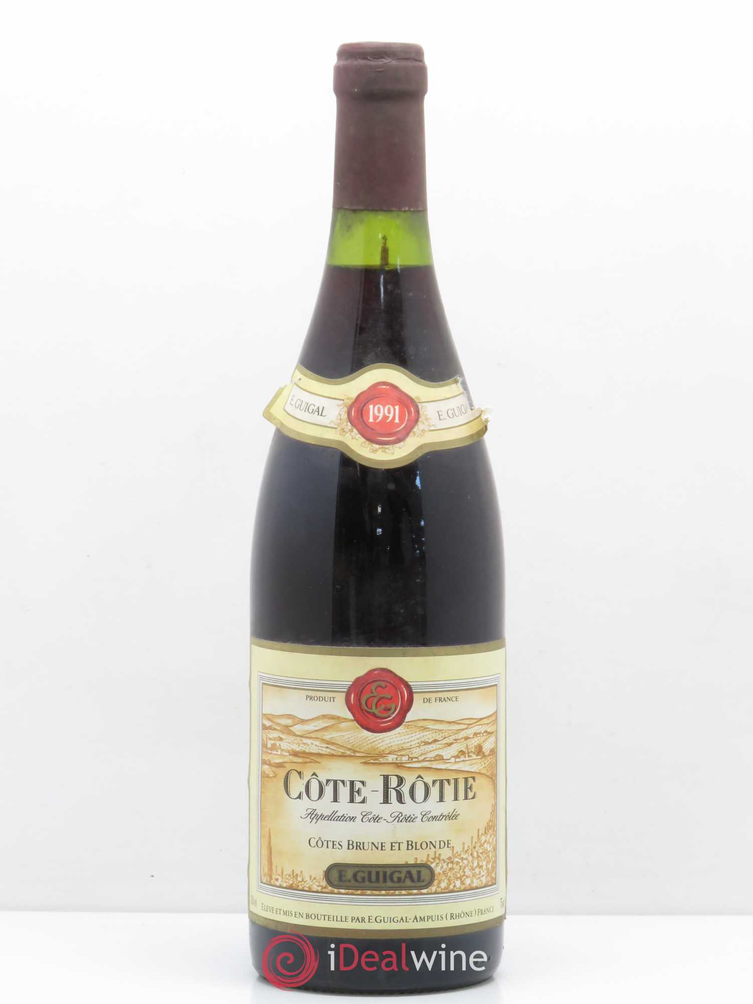 Côte-Rôtie Côtes Brune et Blonde Guigal 1991 - Lot de 1 bouteille - 0