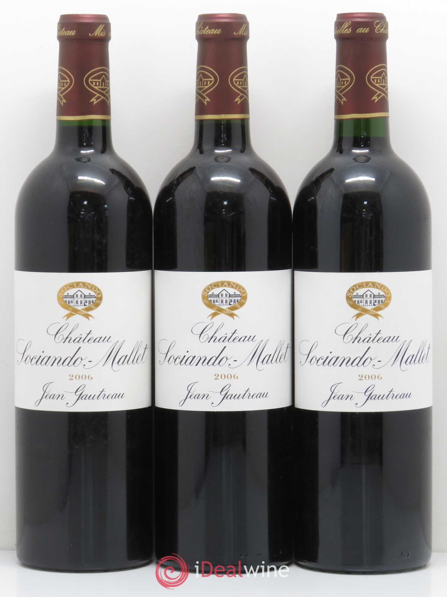 Château Sociando Mallet 2006 - Lot de 12 bouteilles - 2