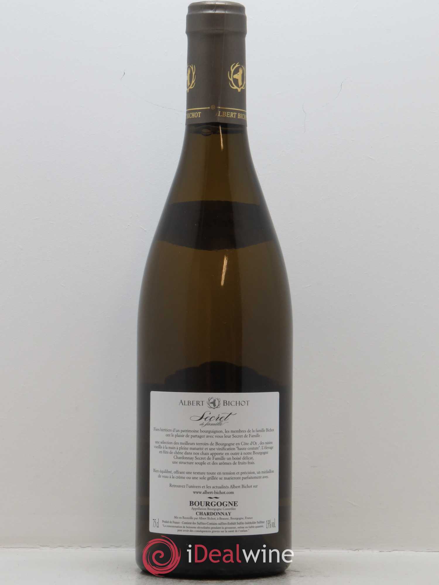 Bourgogne Chardonnay Secret de famille Albert Bichot 2016 - Lot de 1 bouteille - 1
