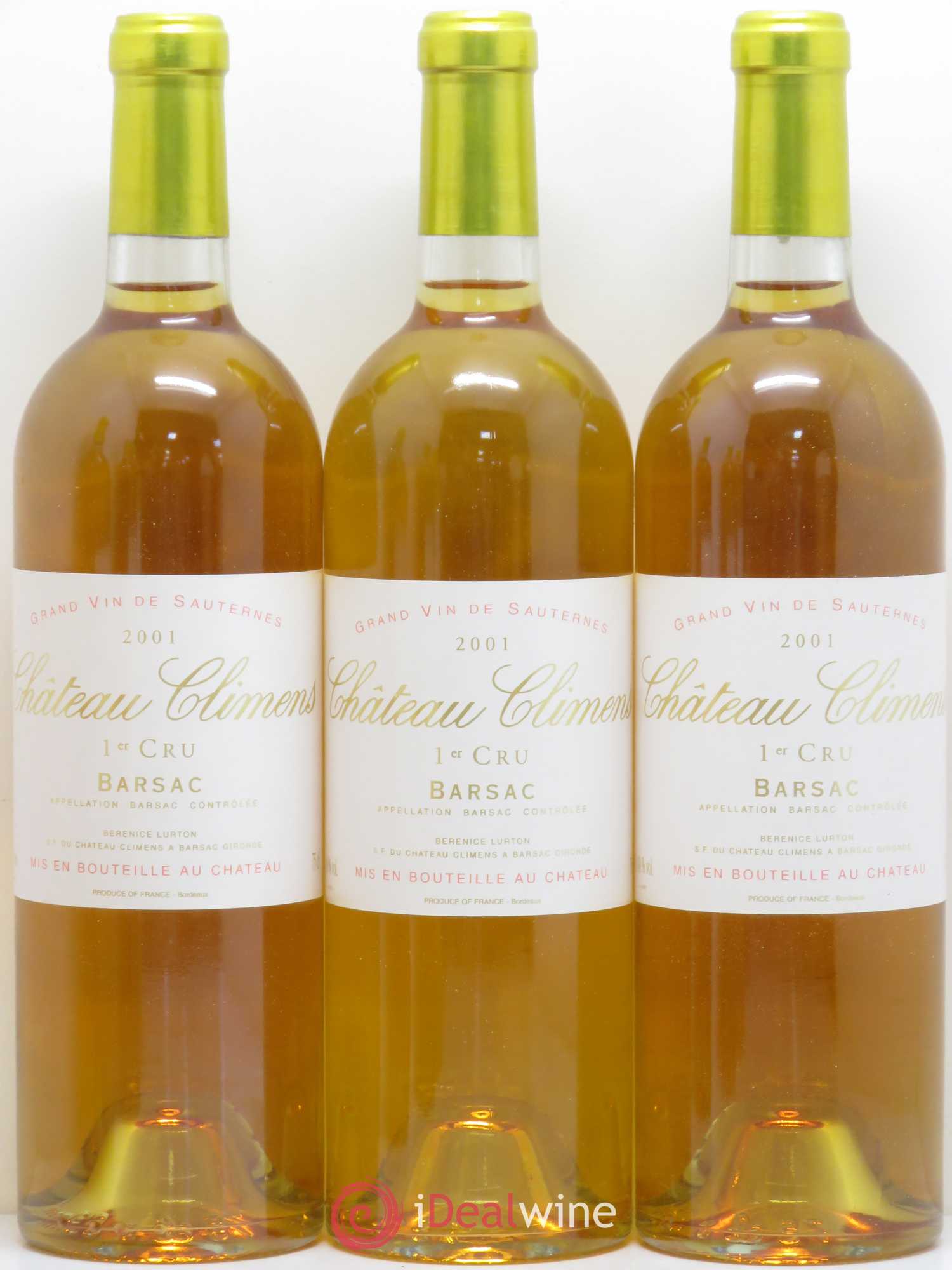 Château Climens 1er Grand Cru Classé 2001 - Lotto di 6 bottiglie - 1