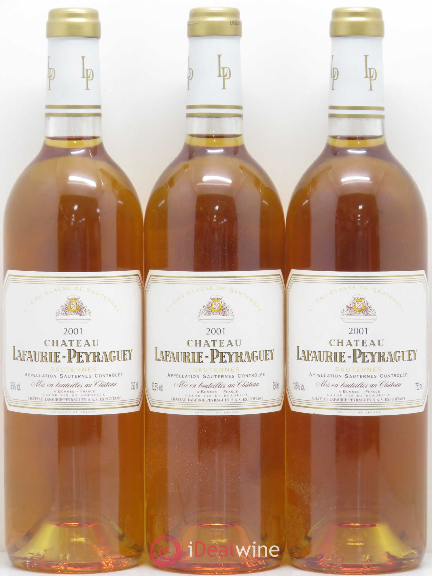 Château Lafaurie-Peyraguey 1er Grand Cru Classé 2001 - Lotto di 12 bottiglie - 3