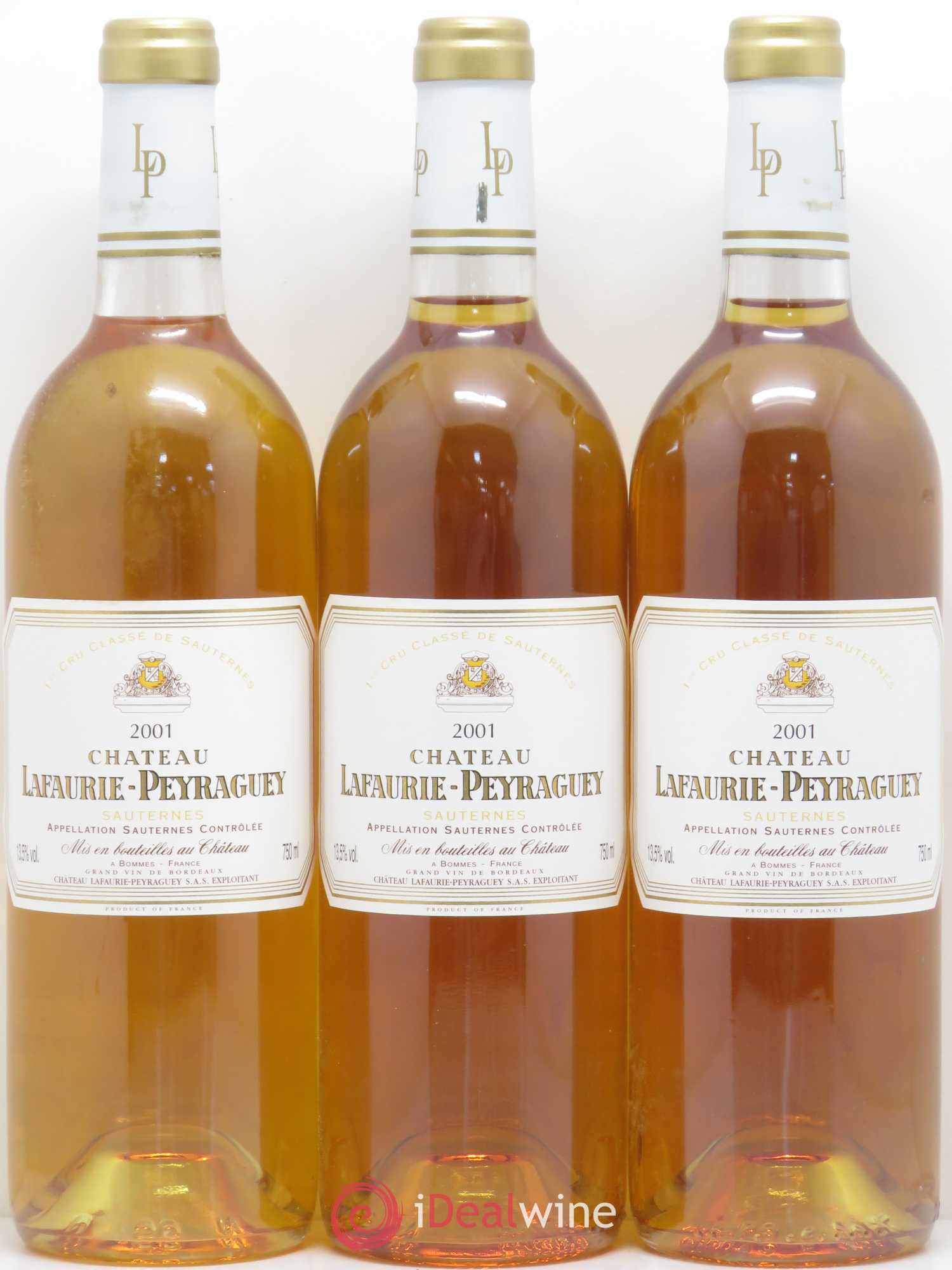 Château Lafaurie-Peyraguey 1er Grand Cru Classé 2001 - Lotto di 12 bottiglie - 4