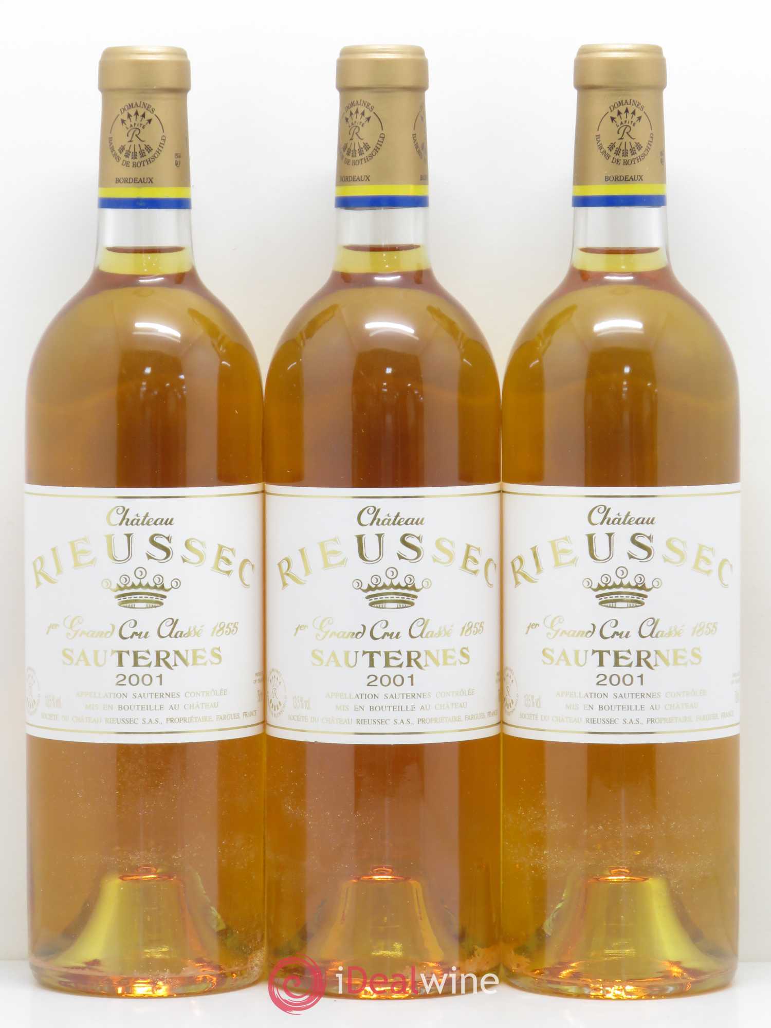 Château Rieussec 1er Grand Cru Classé 2001 - Lotto di 12 bottiglie - 4