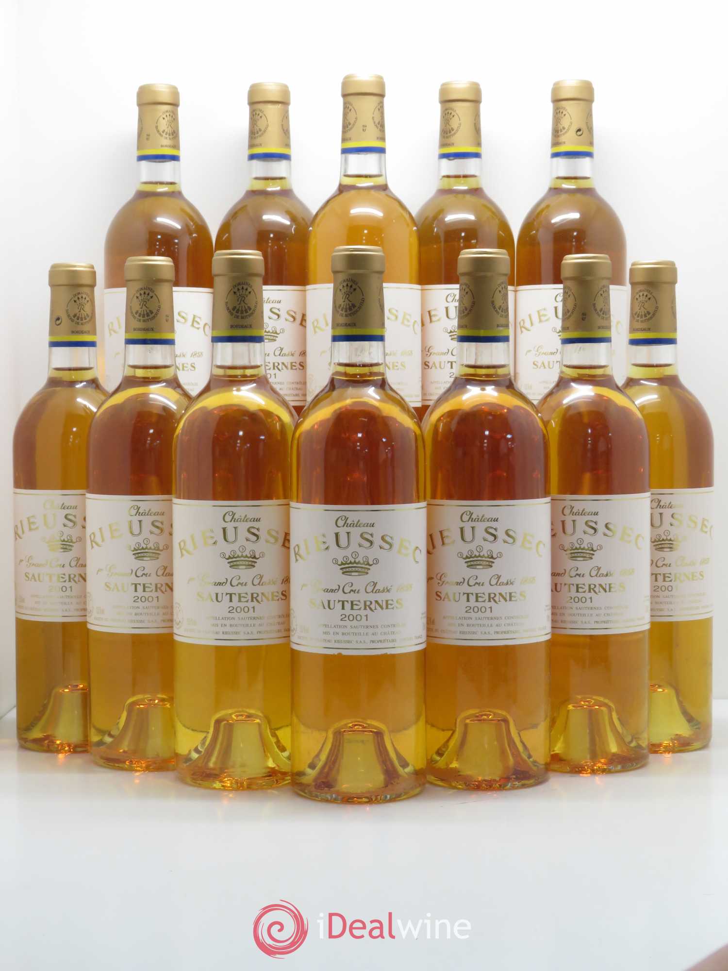 Château Rieussec 1er Grand Cru Classé 2001 - Lotto di 12 bottiglie - 0