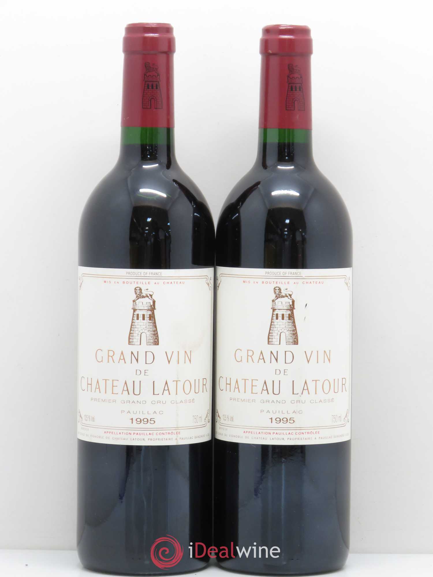 Château Latour 1er Grand Cru Classé 1995 - Lot de 2 bouteilles - 0