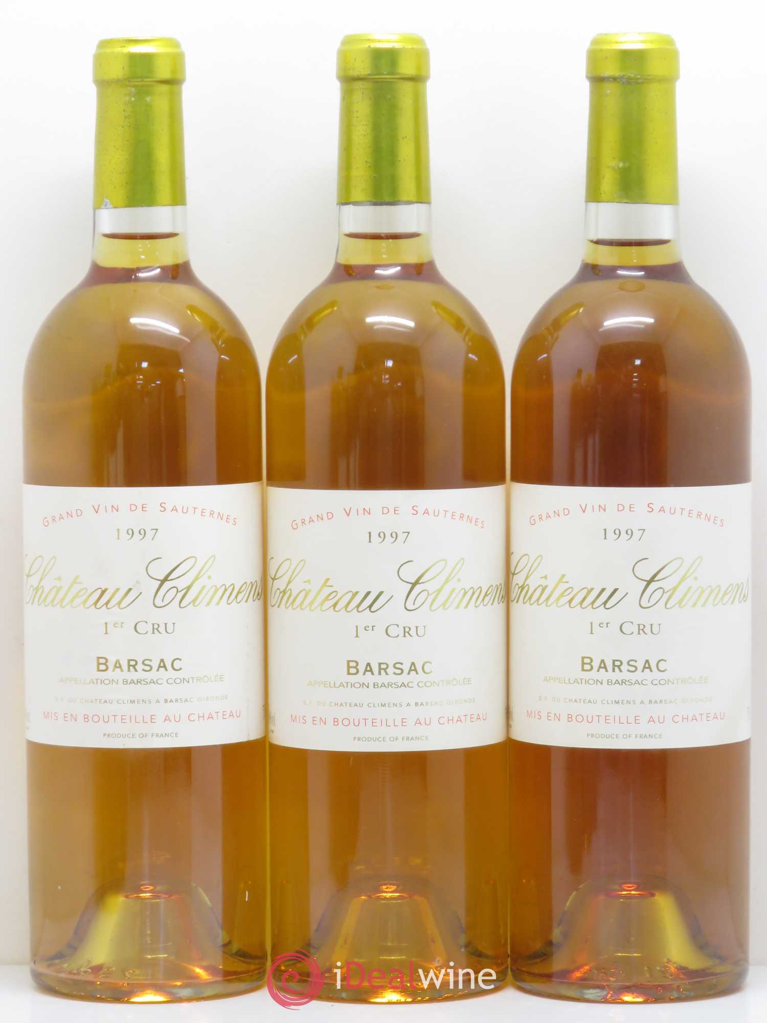 Château Climens 1er Grand Cru Classé 1997 - Lotto di 6 bottiglie - 1