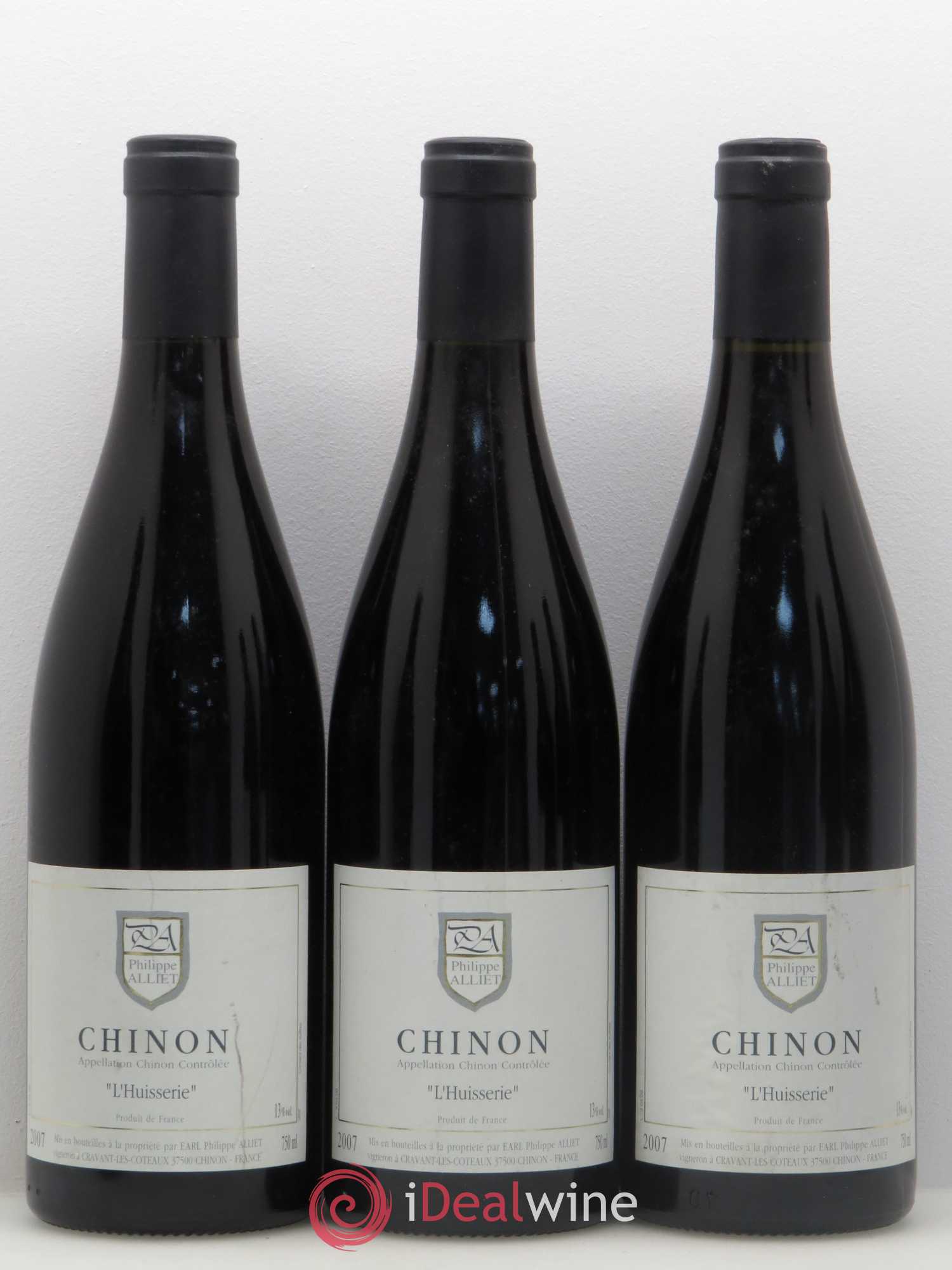 Chinon L'Huisserie Philippe Alliet 2007 - Lot de 6 bouteilles - 1