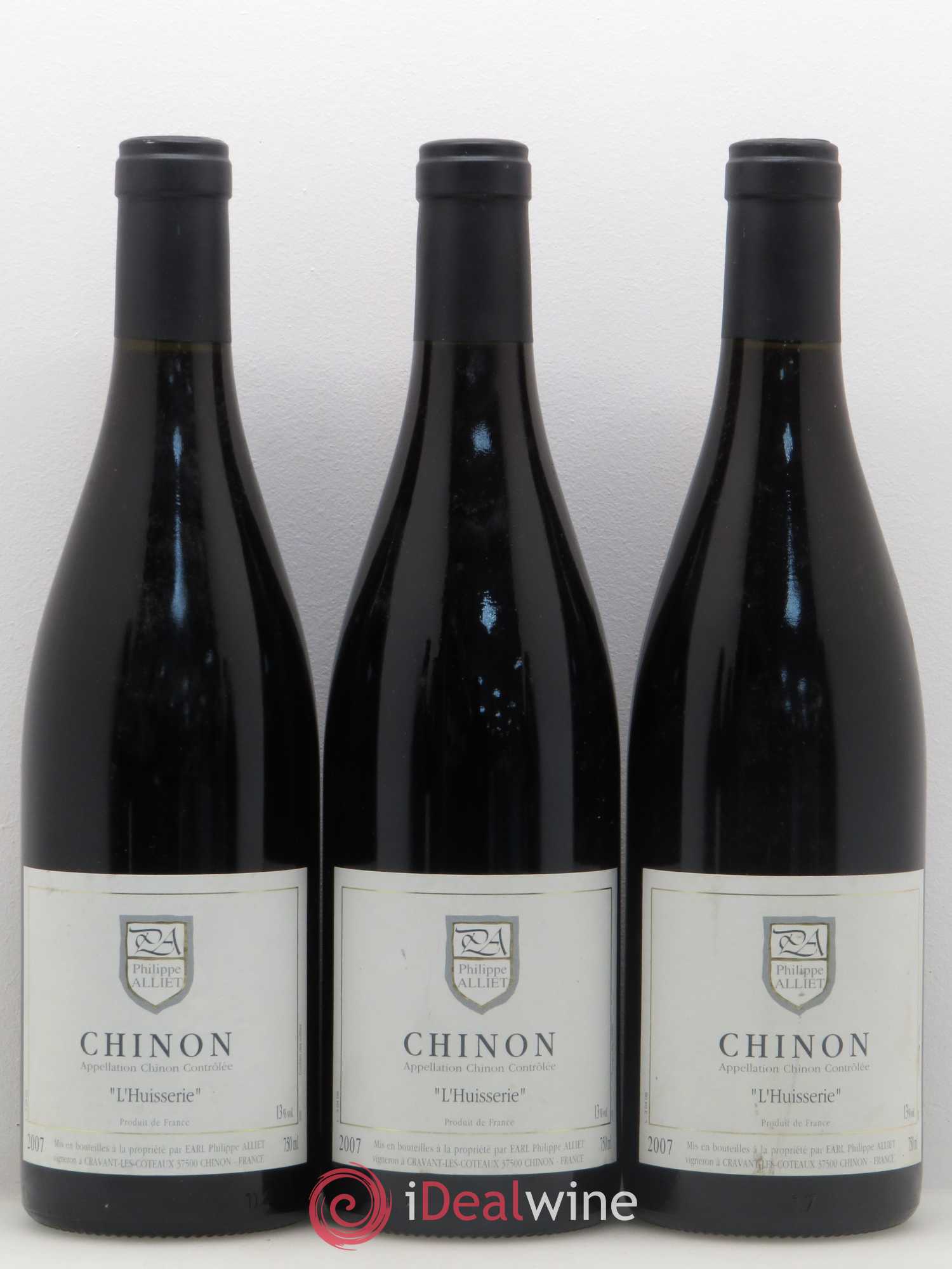 Chinon L'Huisserie Philippe Alliet 2007 - Lot de 6 bouteilles - 2