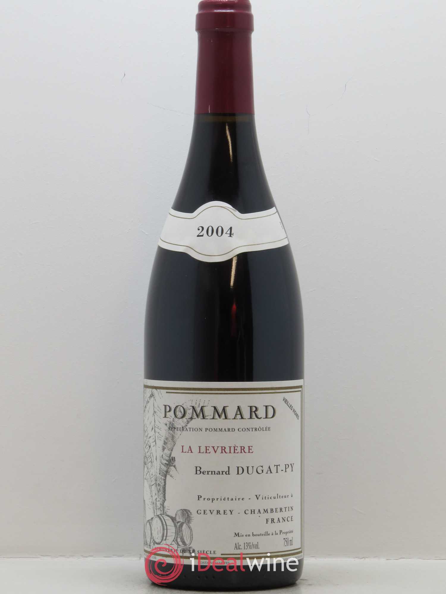 Pommard La Levrière Vieilles Vignes Dugat-Py 2004 - Lot de 1 bouteille - 0