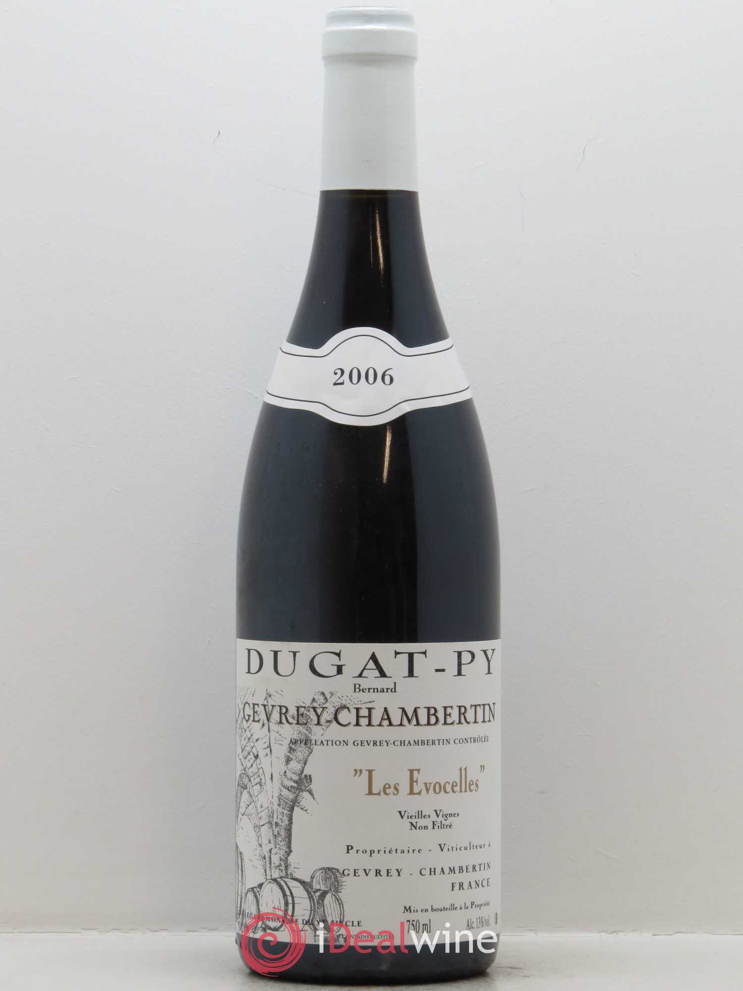 Gevrey-Chambertin Les Evocelles Vieilles Vignes Dugat-Py 2006 - Lot de 1 bouteille - 0