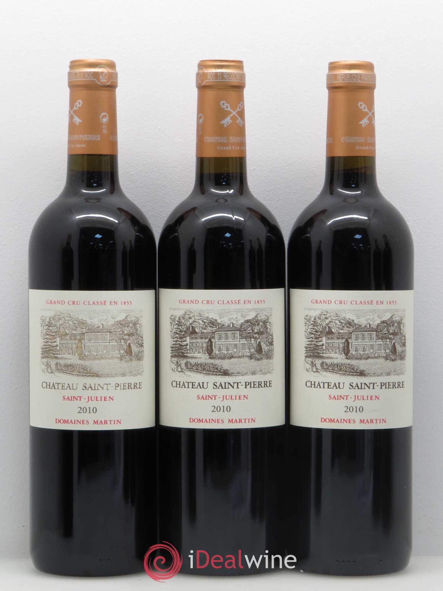 Château Saint-Pierre 4ème Grand Cru Classé 2010 - Lot de 6 bouteilles - 1