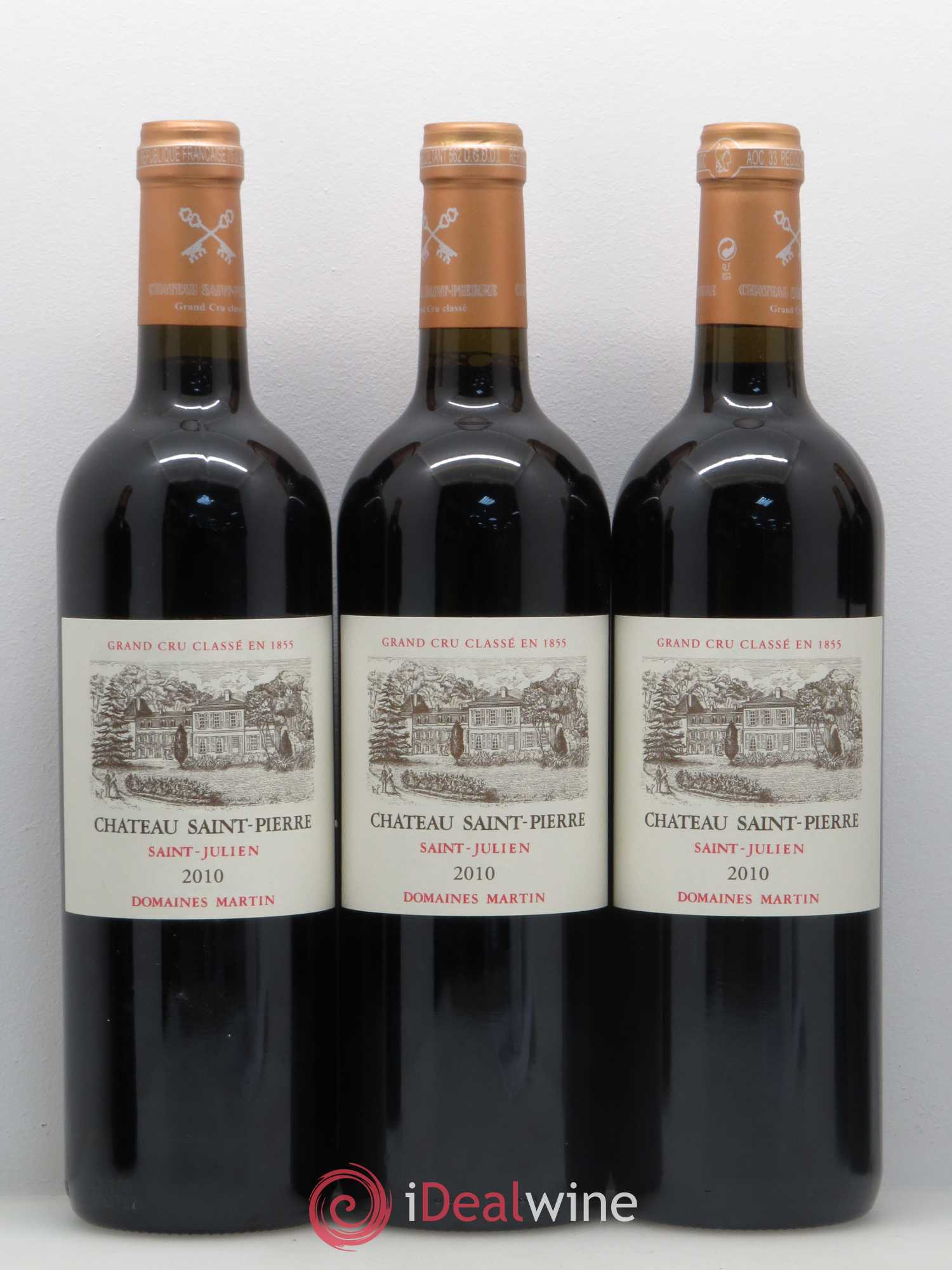 Château Saint-Pierre 4ème Grand Cru Classé 2010 - Lot de 6 bouteilles - 2