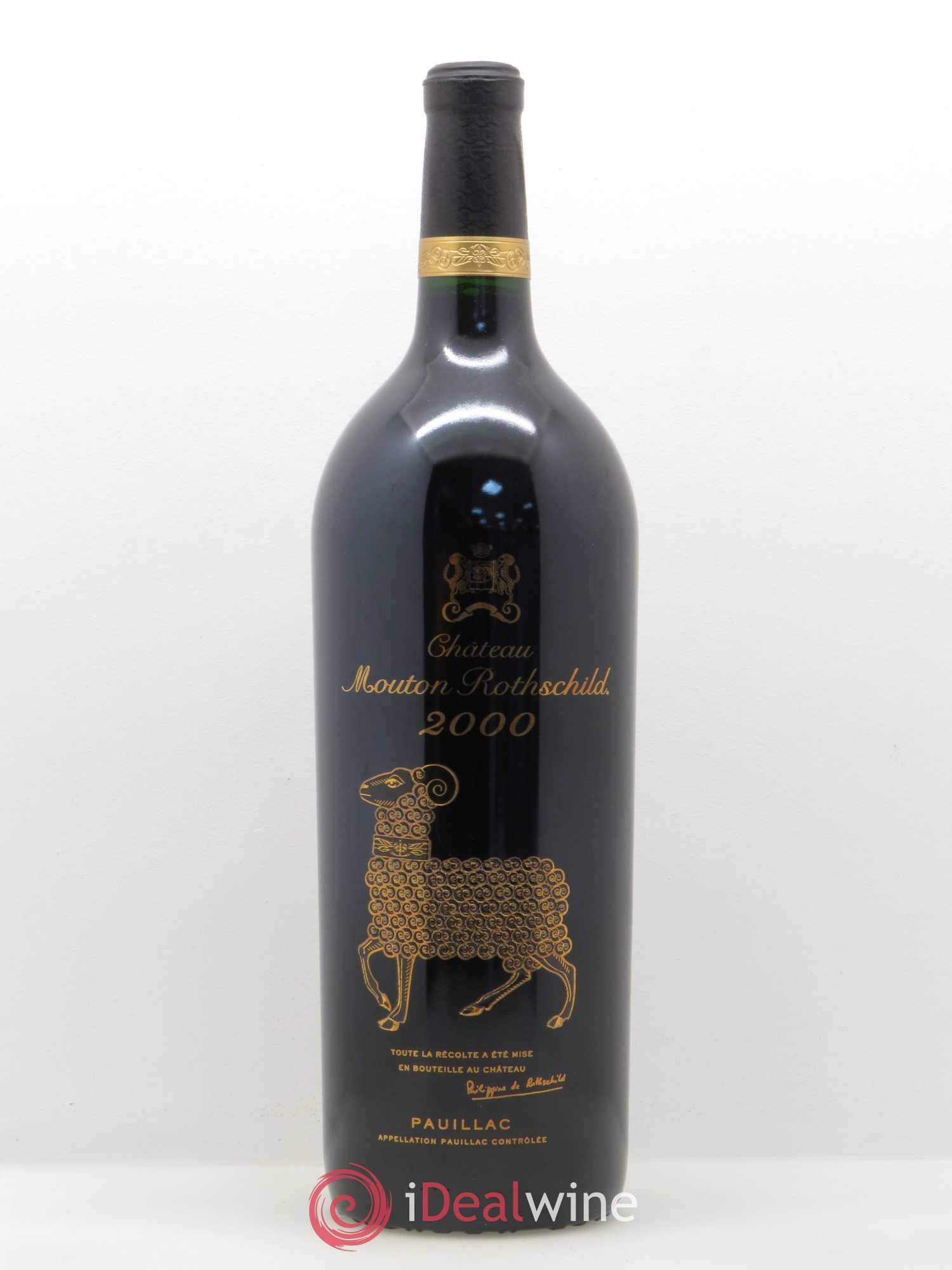 Château Mouton Rothschild 1er Grand Cru Classé 2000 - Lot de 1 magnum - 0