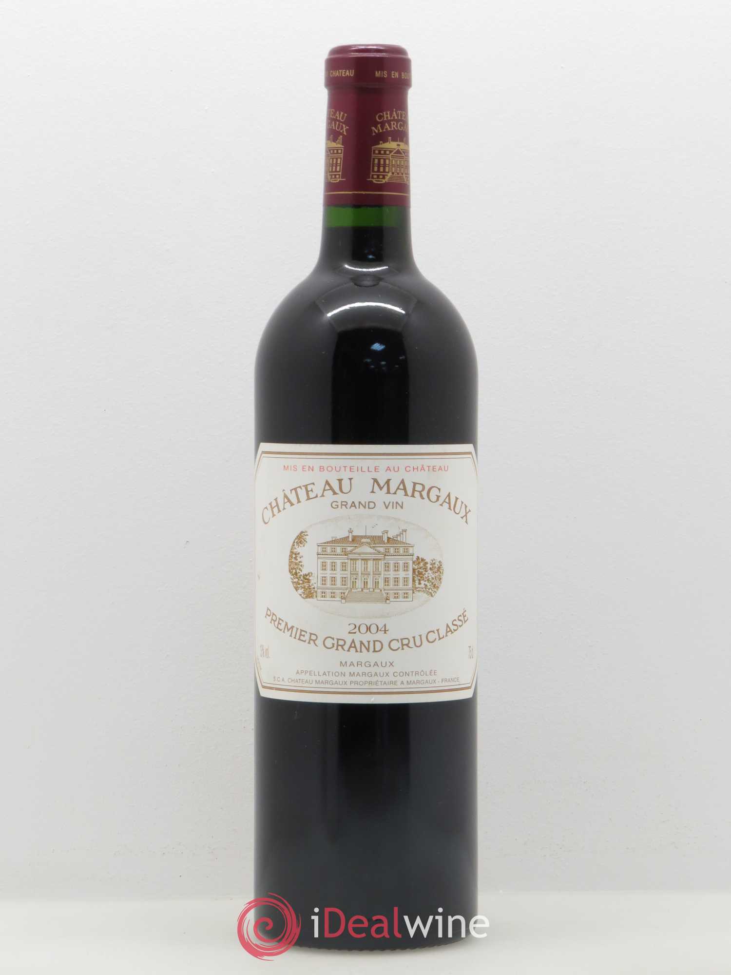Château Margaux 1er Grand Cru Classé 2004 - Lot de 1 bouteille - 0