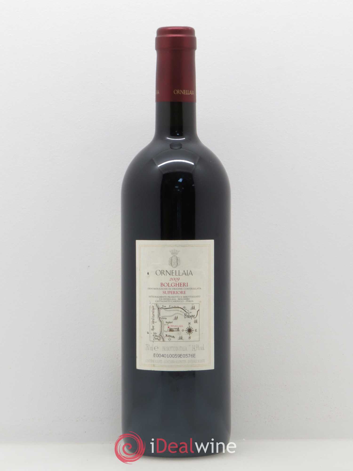 Bolgheri DOC Superiore Ornellaia Tenuta Dell'Ornellaia - Frescobaldi 2009 - Lot de 1 bouteille - 1