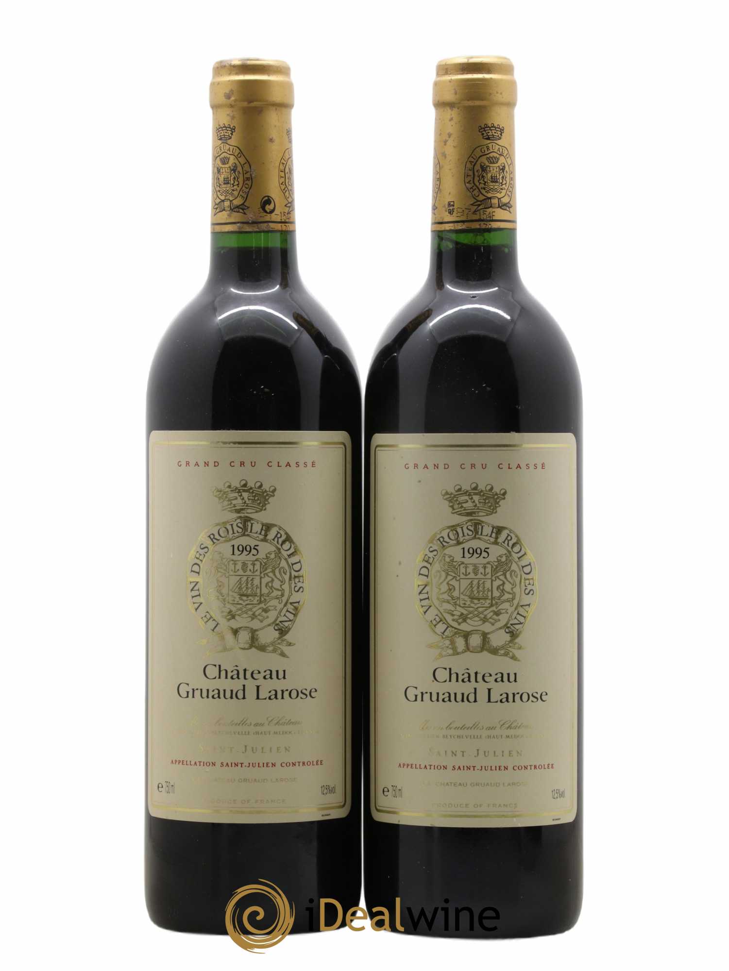 Château Gruaud Larose 2ème Grand Cru Classé 1995 - Lot de 2 bouteilles - 0