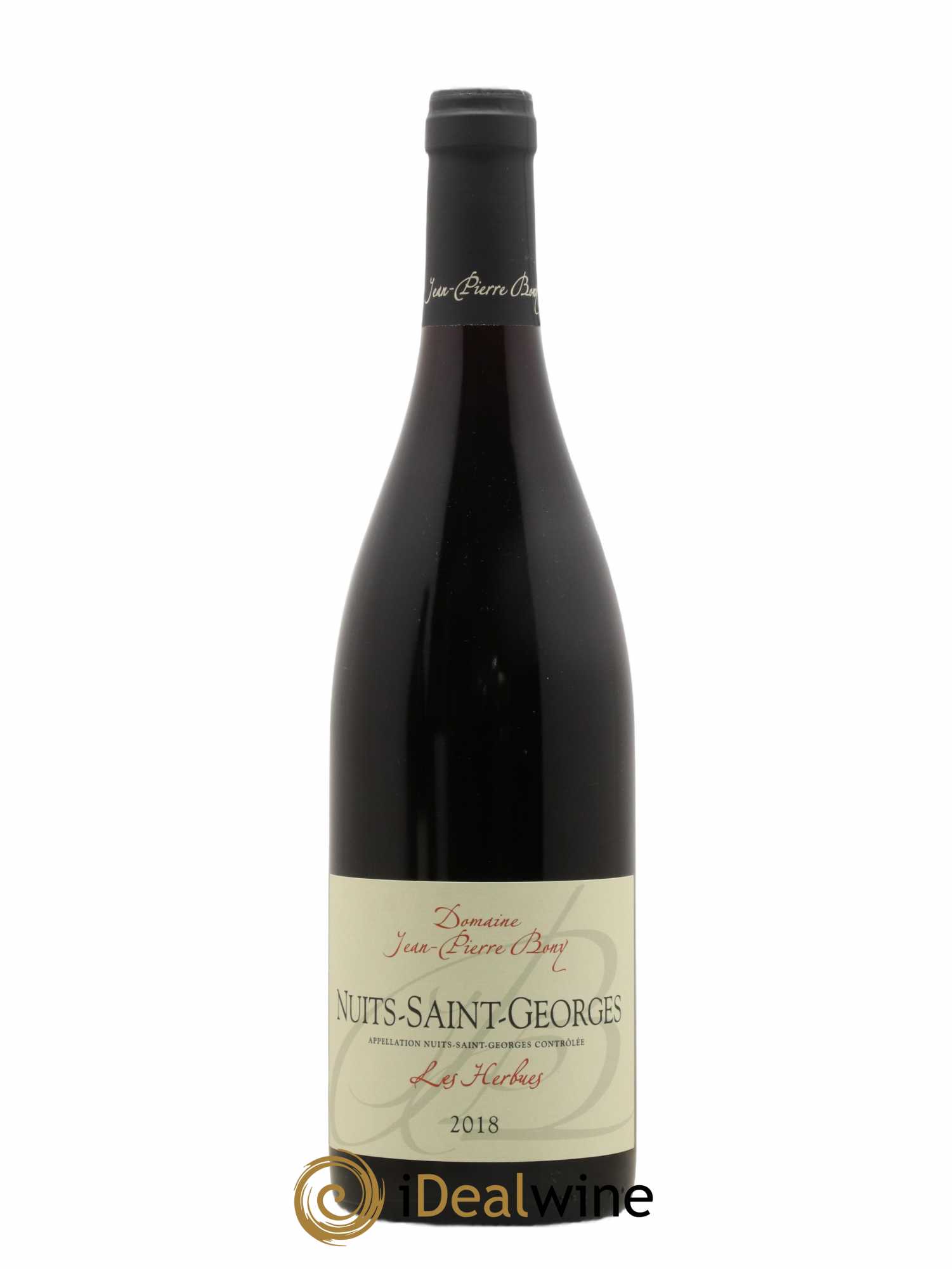 Nuits-Saint-Georges Les Herbues Domaine Jean Pierre Bony 2018 - Lot de 1 bouteille - 0
