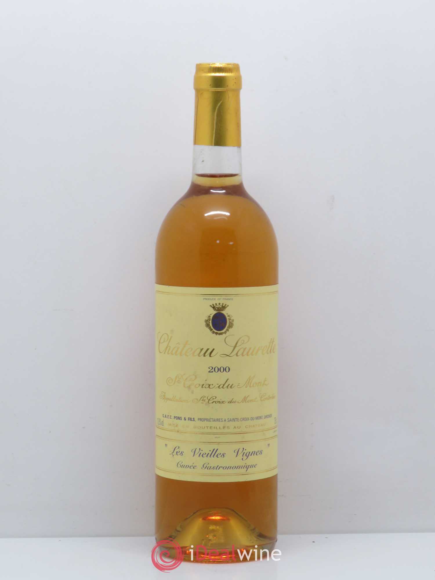 Sainte-Croix-du-Mont Château Laurette Les Vieilles Vignes 2000 - Lotto di 1 bottiglia - 0