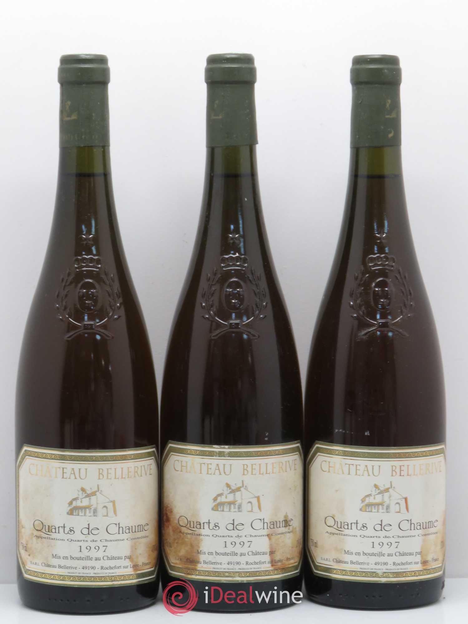 Quarts de Chaume Château Bellerive 1997 - Lotto di 5 bottiglie - 1