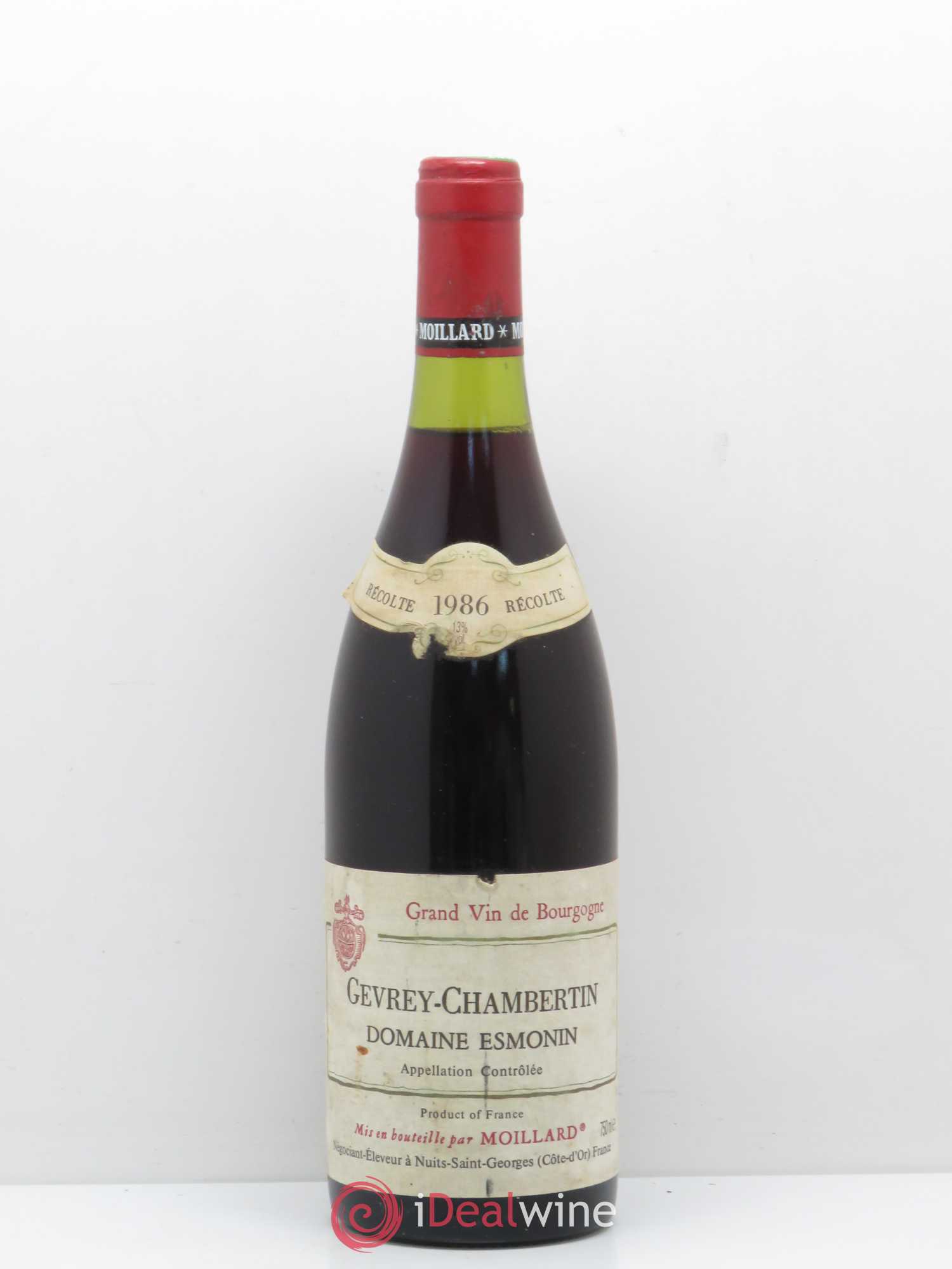 Gevrey-Chambertin Sylvie Esmonin 1986 - Lot de 1 bouteille - 0