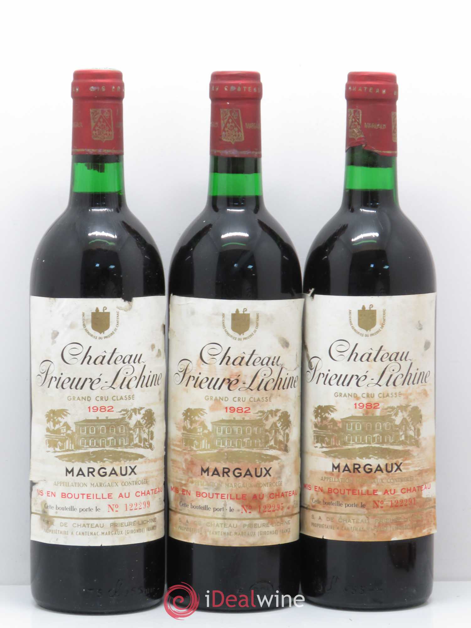 Château Prieuré Lichine 4ème Grand Cru Classé 1982 - Lot de 6 bouteilles - 2