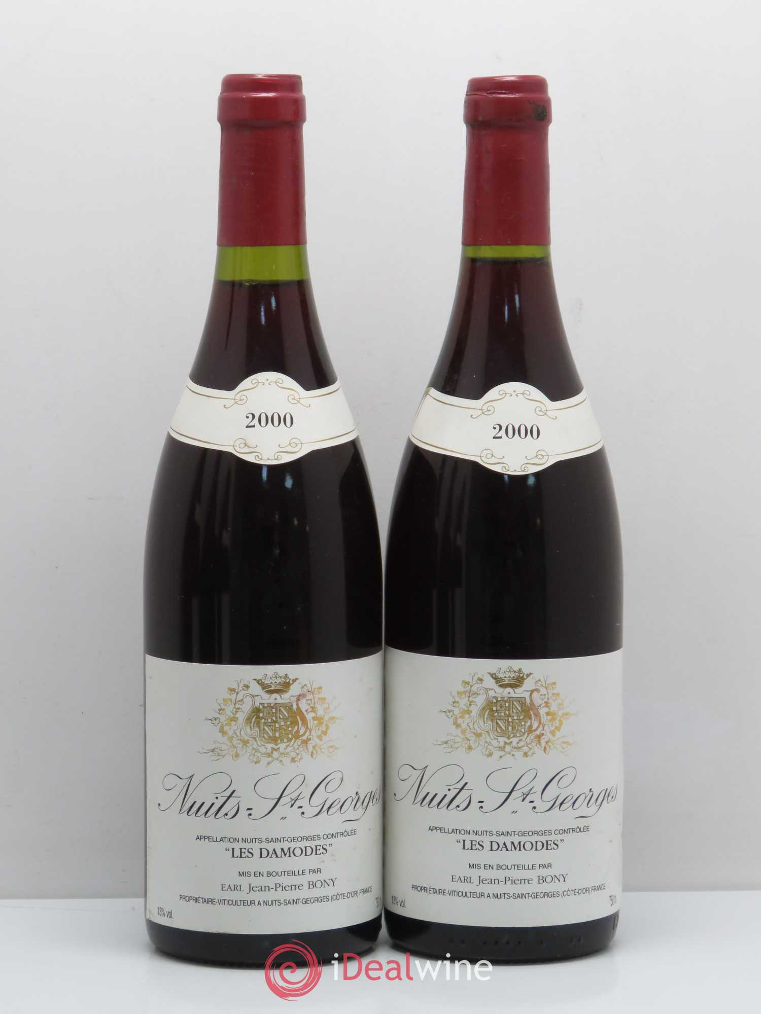 Nuits-Saint-Georges Les Damodes Domaine Jean Pierre Bony 2000 - Posten von 5 Flaschen - 2
