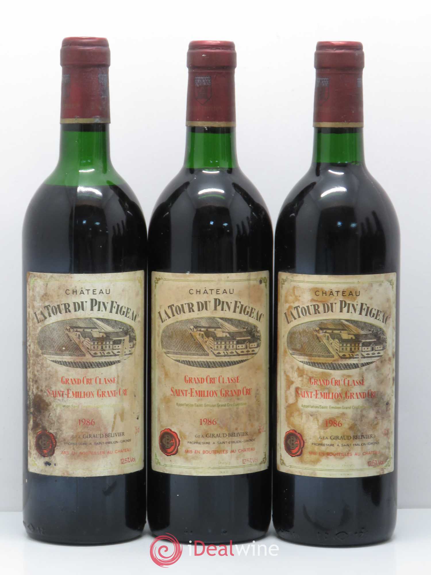 Château la Tour du Pin Figeac 1986 - Lot de 6 bouteilles - 1